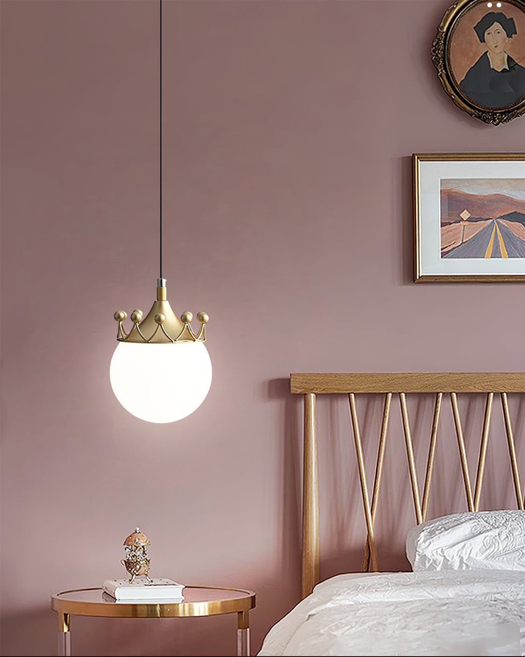 CHISWICK HANGING GLASS ORB LIGHT