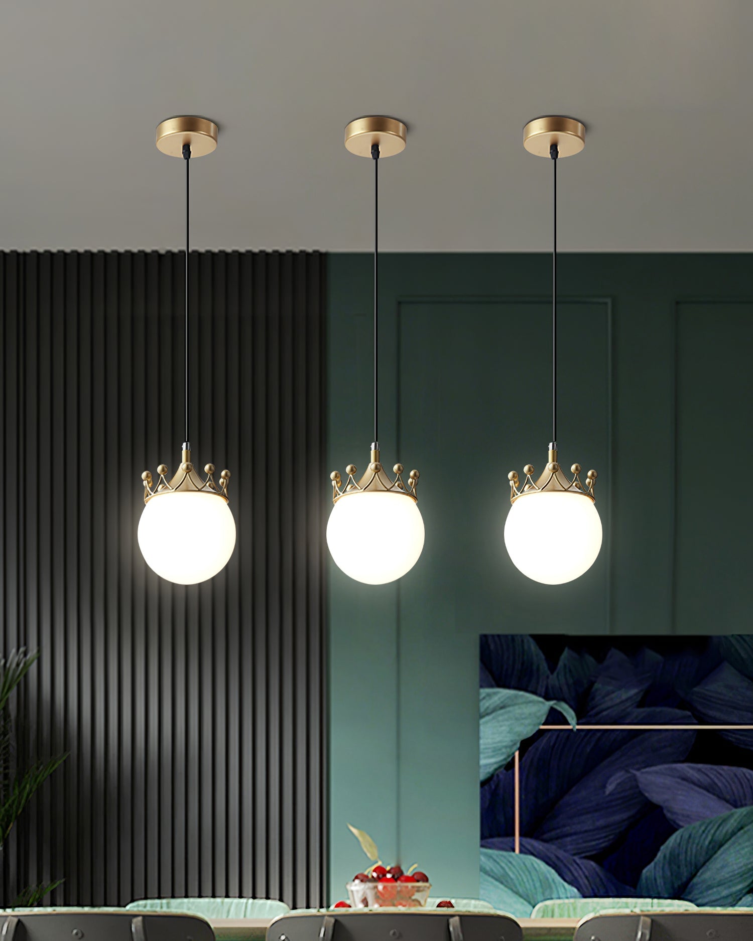 CHISWICK HANGING GLASS ORB LIGHT