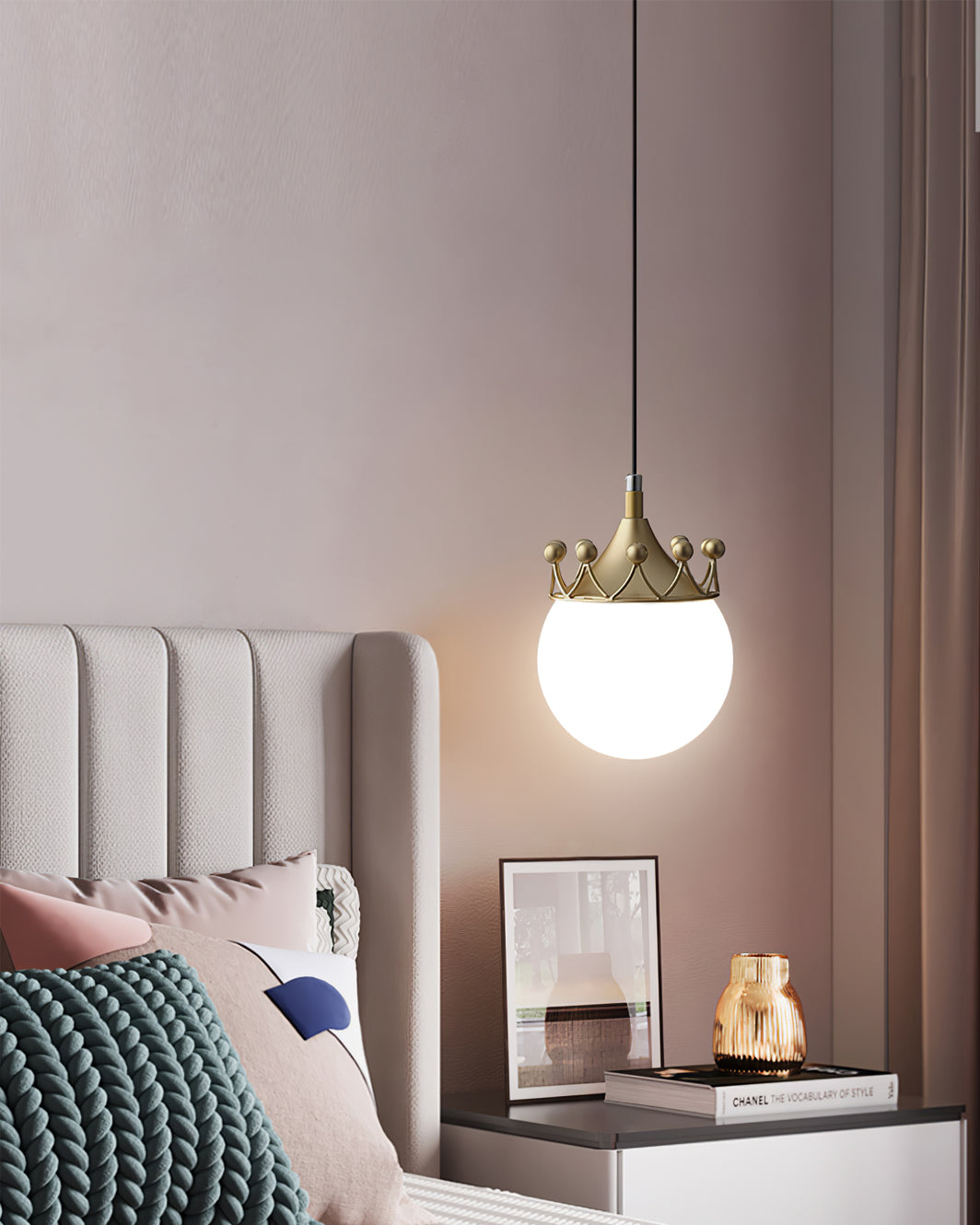 CHISWICK HANGING GLASS ORB LIGHT
