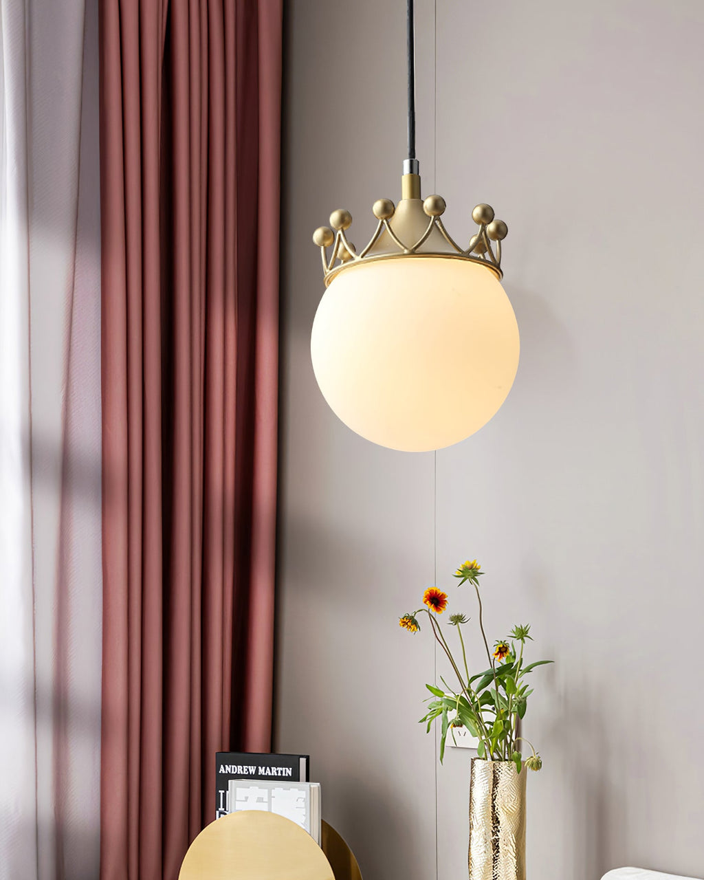 CHISWICK HANGING GLASS ORB LIGHT