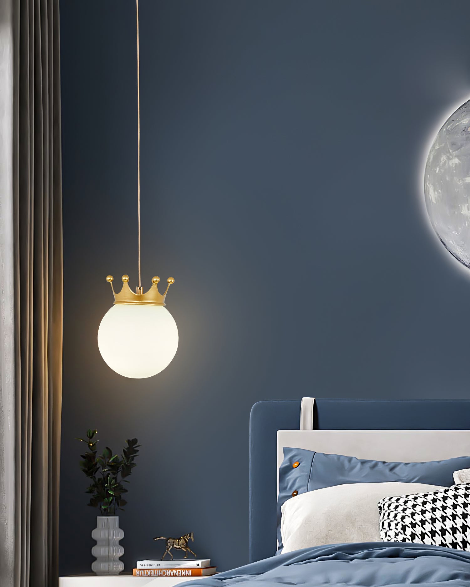 CHISWICK HANGING GLASS ORB LIGHT