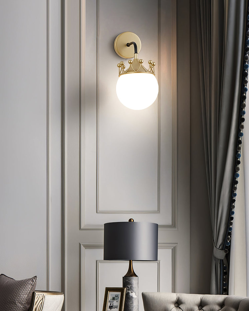 FENWICK IVORY TAPERED WALL SCONCE