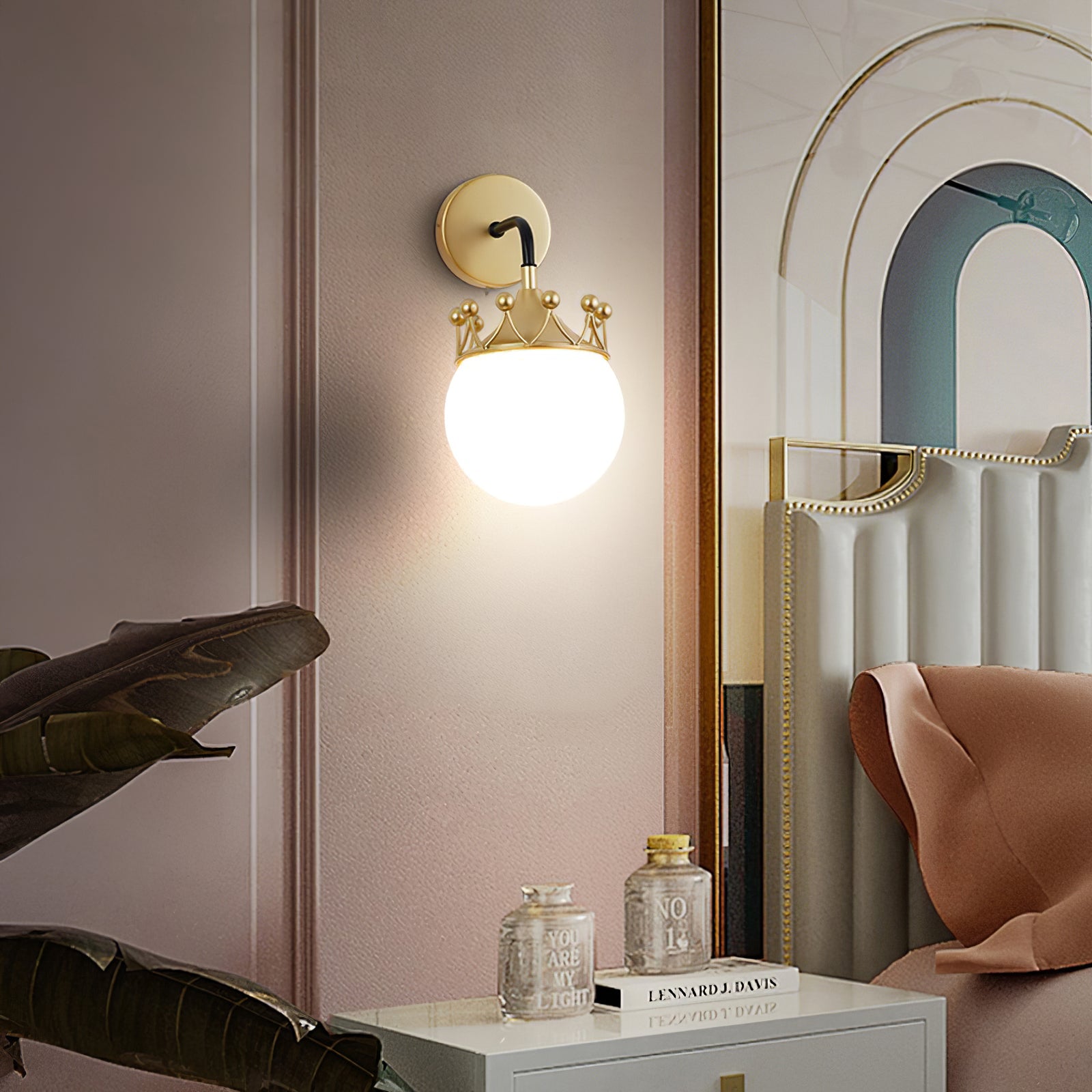 FENWICK IVORY TAPERED WALL SCONCE