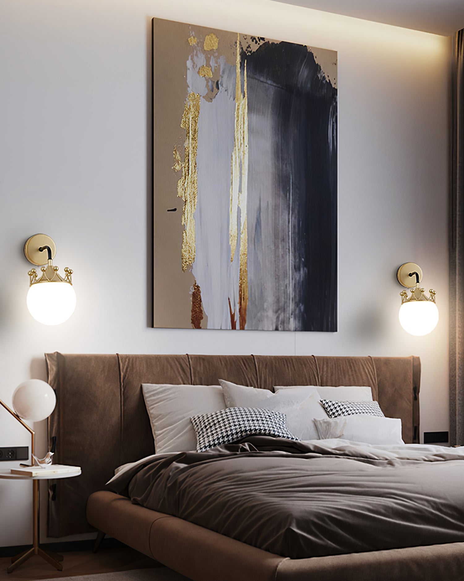 FENWICK IVORY TAPERED WALL SCONCE