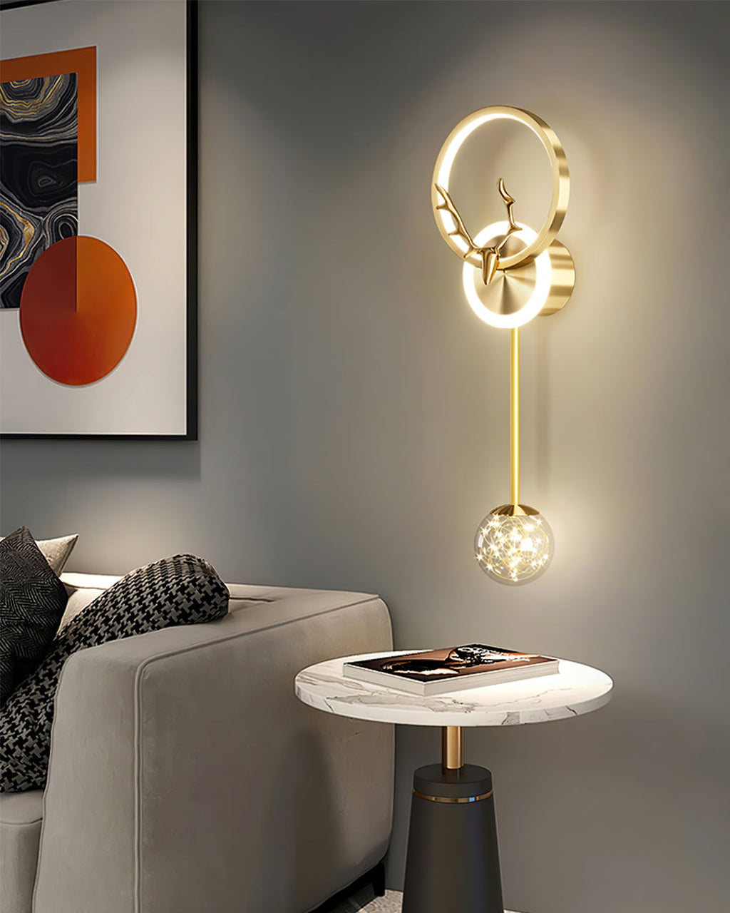 FENWICK IVORY GLOW WALL SCONCE