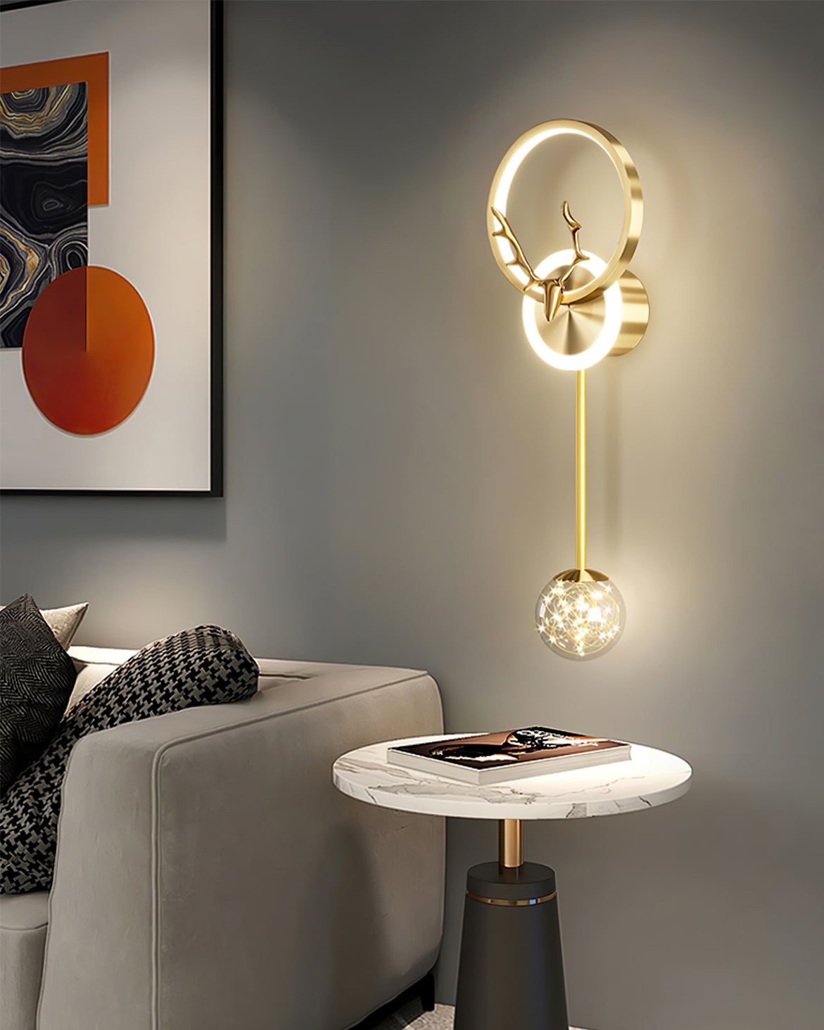 FENWICK IVORY GLOW WALL SCONCE