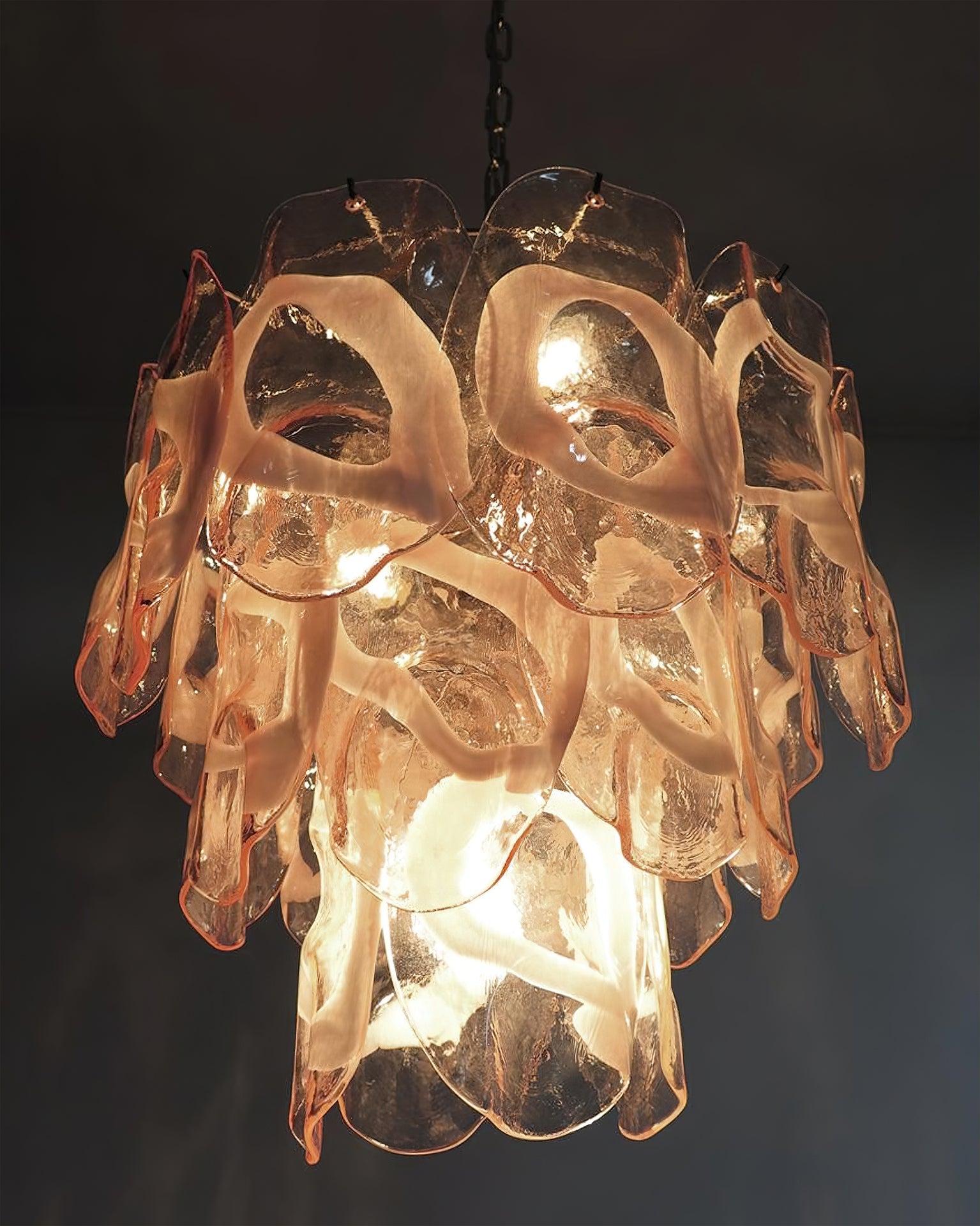 Rosalind Blush Crystal Pendant Light