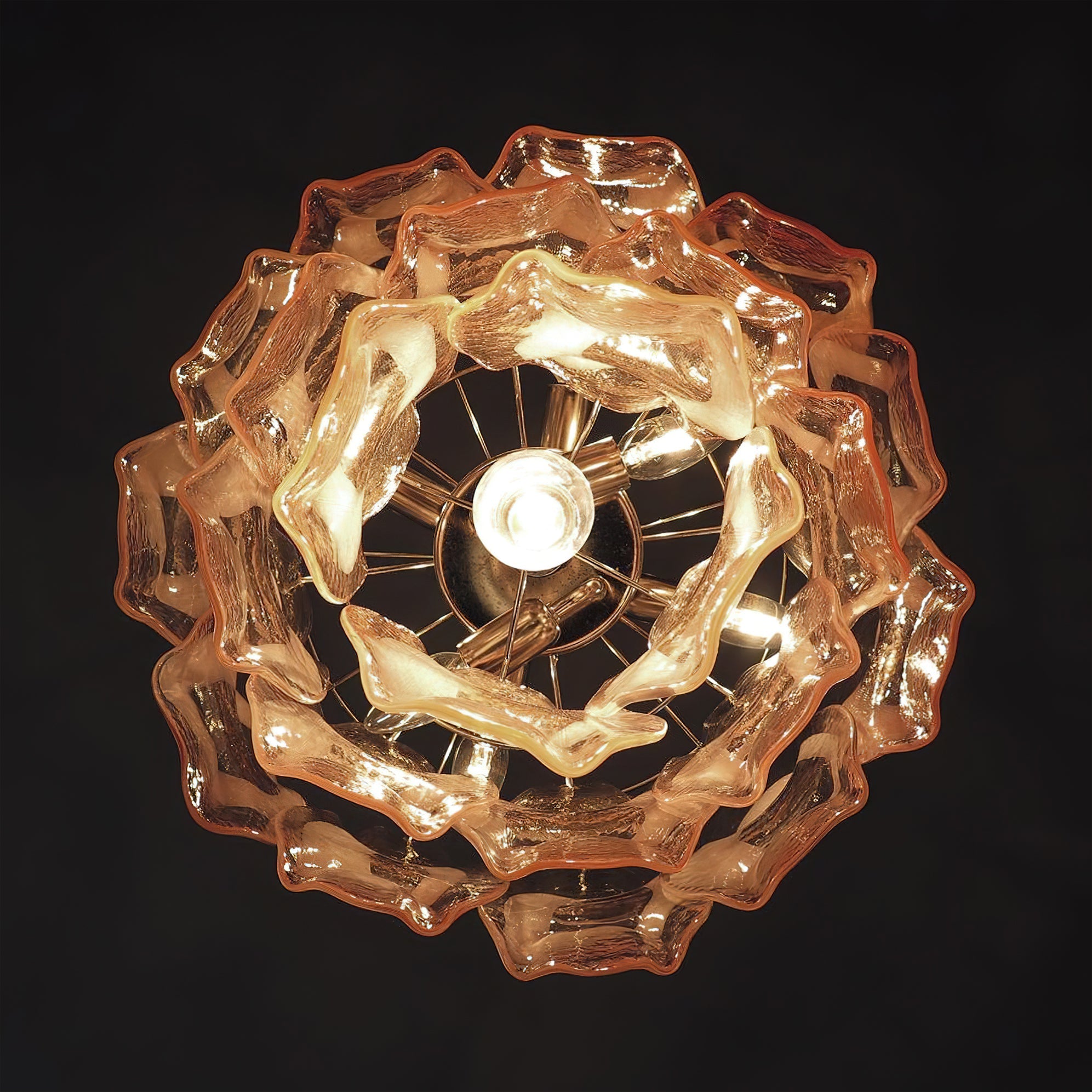 Rosalind Blush Crystal Pendant Light