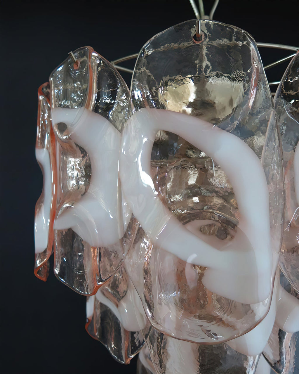 Rosalind Blush Crystal Pendant Light