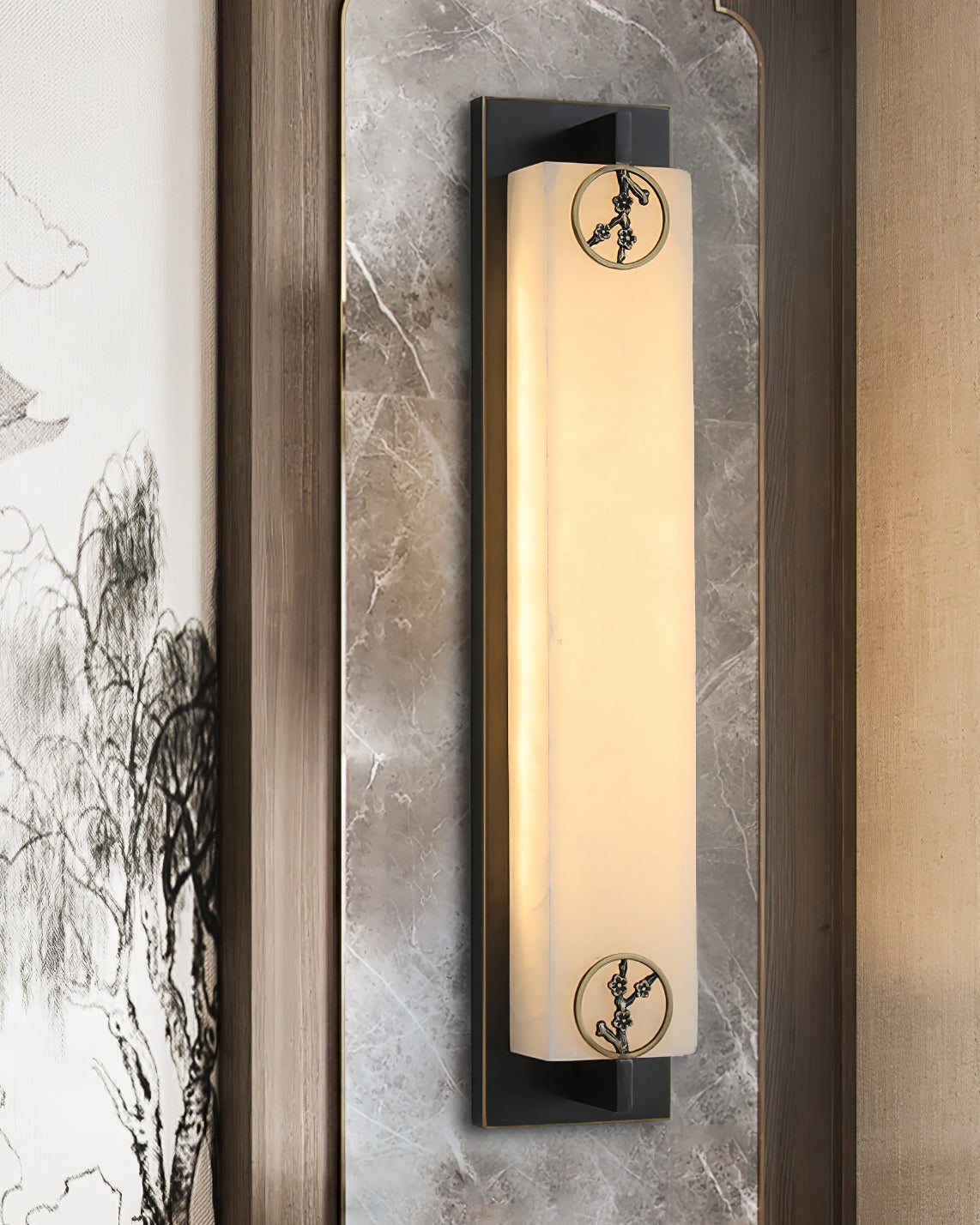 RAVENSCROFT IVORY GLOW WALL SCONCE