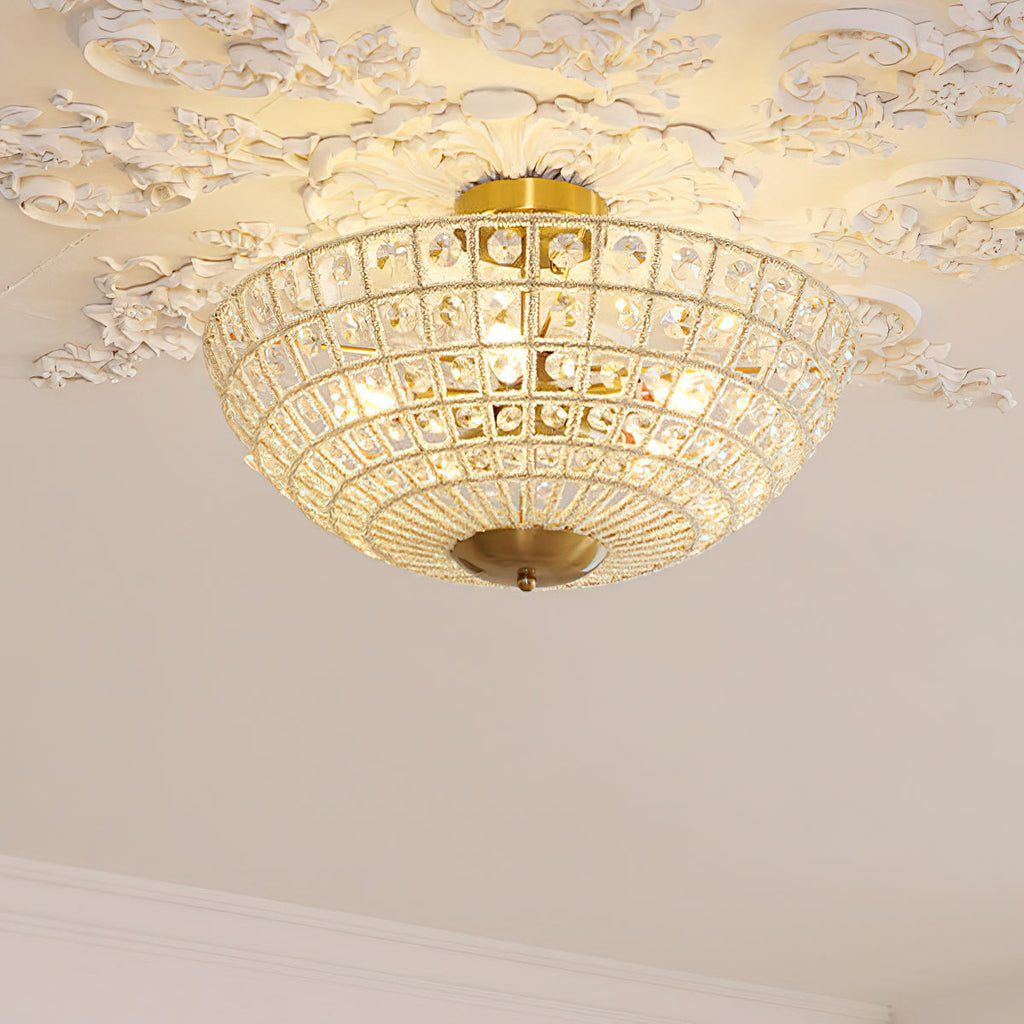 WINTHORPE CRYSTAL ORB CEILING LANTERN