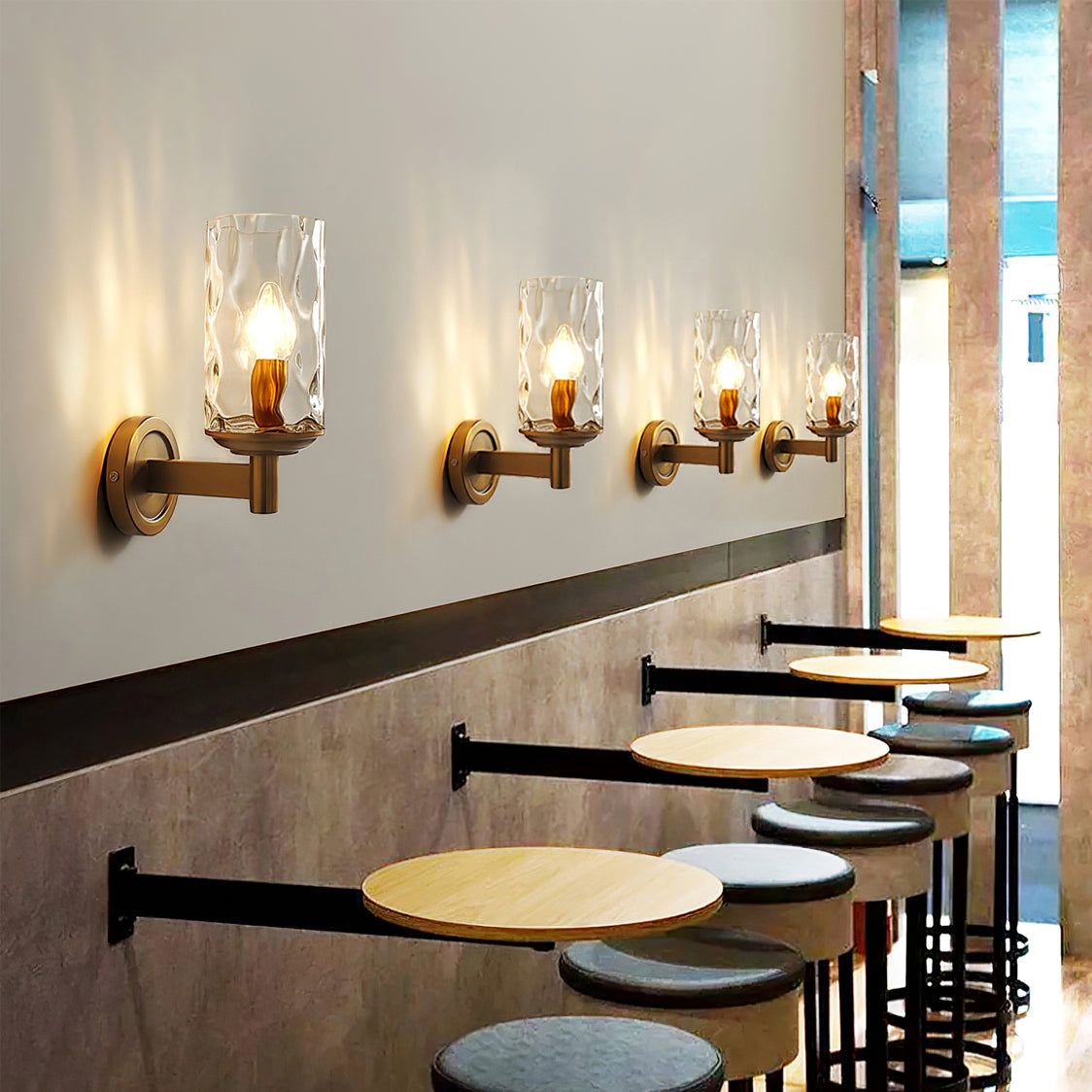FENWICK VINTAGE BRASS WALL SCONCE
