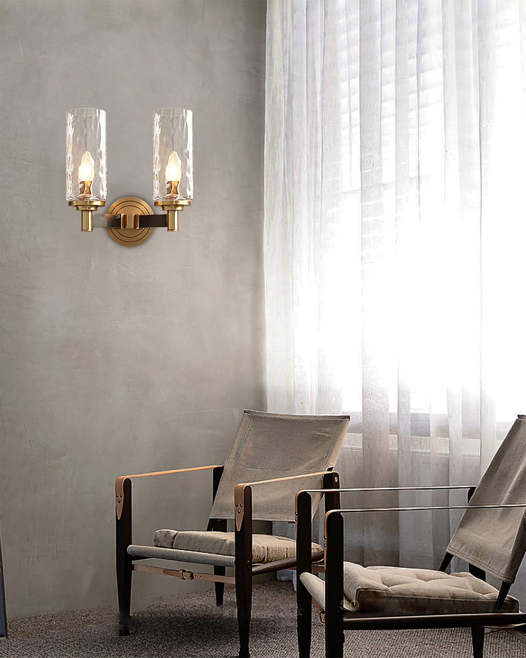 FENWICK VINTAGE BRASS WALL SCONCE