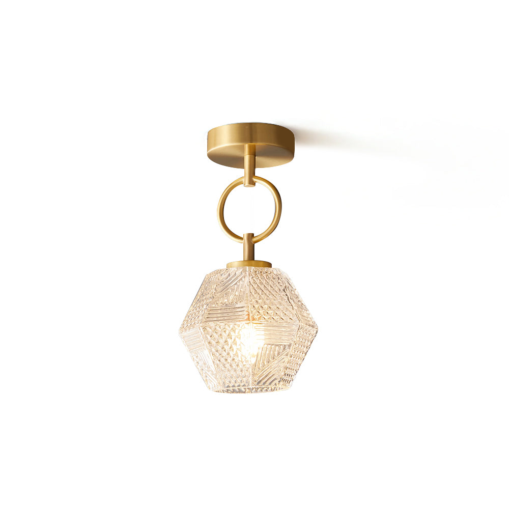 CHARLESTON DIAMOND GEOMETRIC CEILING LANTERN