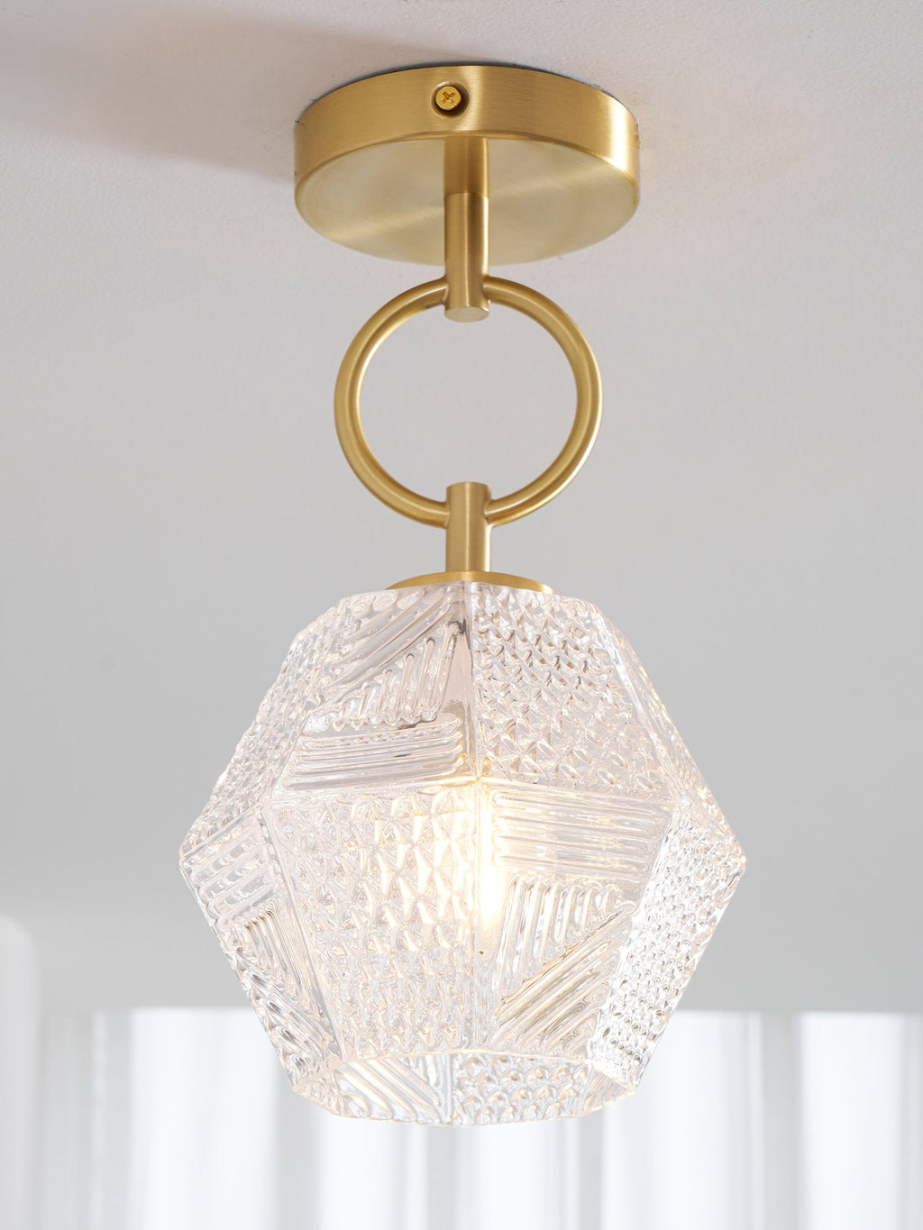CHARLESTON DIAMOND GEOMETRIC CEILING LANTERN