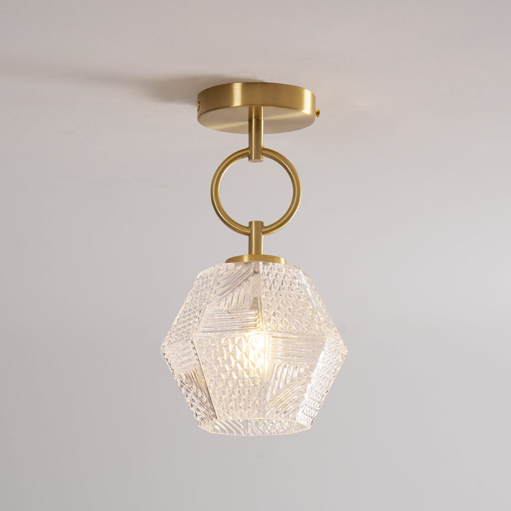 CHARLESTON DIAMOND GEOMETRIC CEILING LANTERN