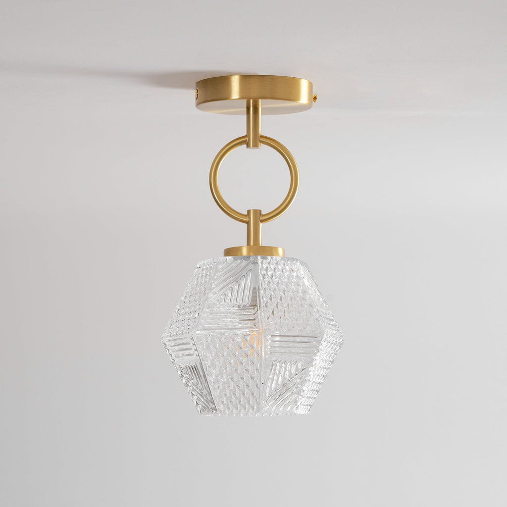 CHARLESTON DIAMOND GEOMETRIC CEILING LANTERN