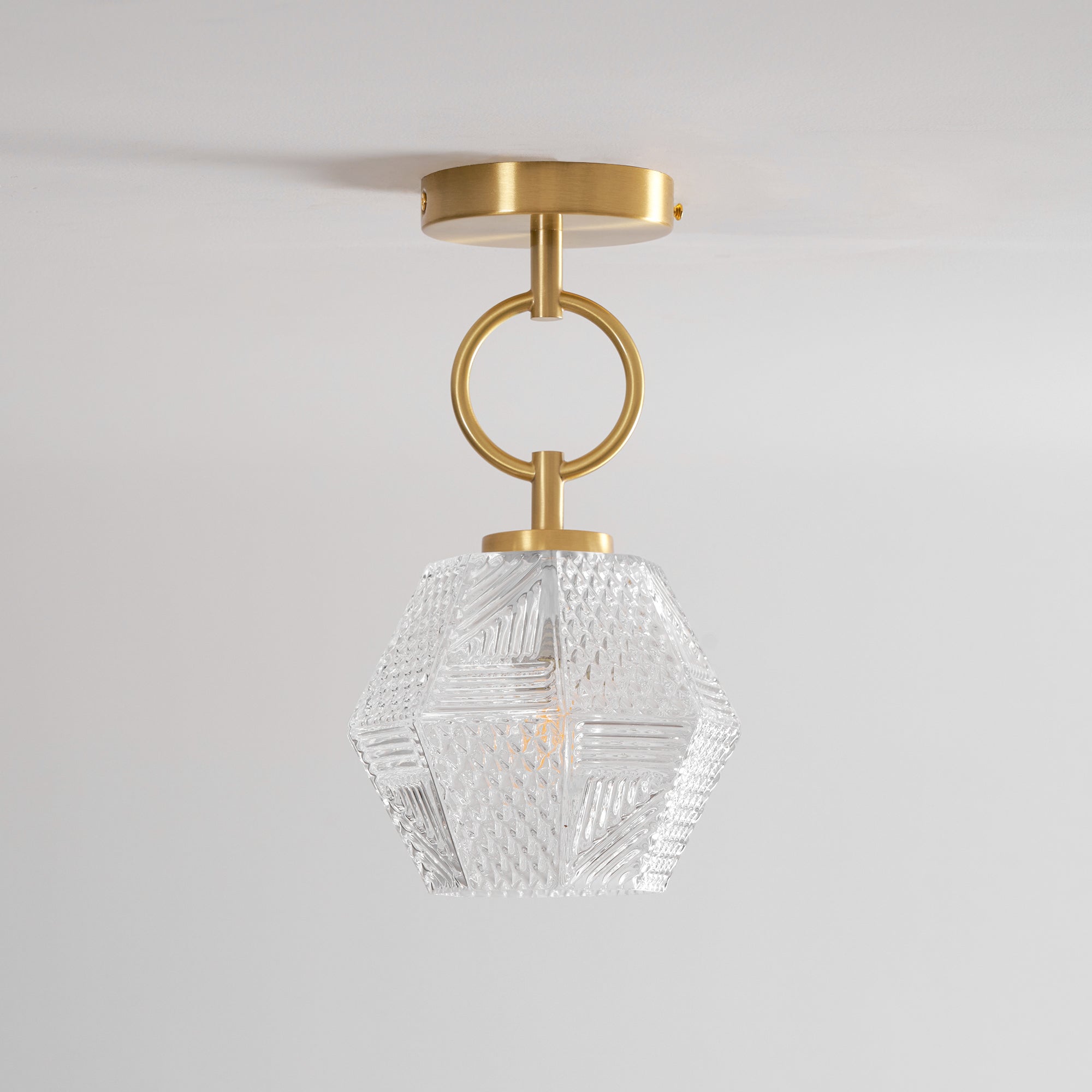 CHARLESTON DIAMOND GEOMETRIC CEILING LANTERN
