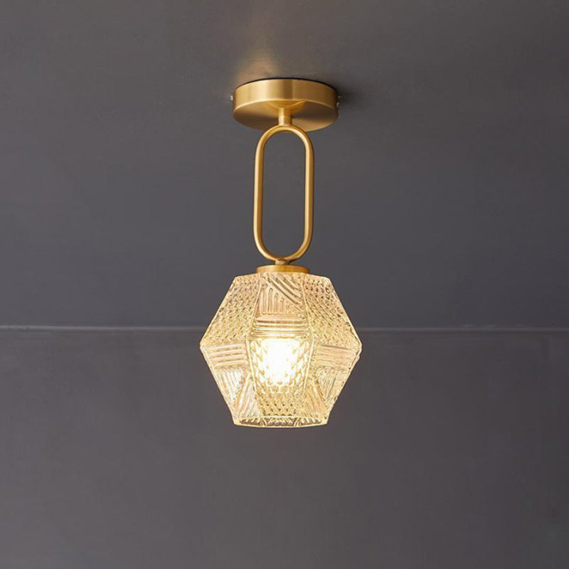 CHARLESTON DIAMOND GEOMETRIC CEILING LANTERN