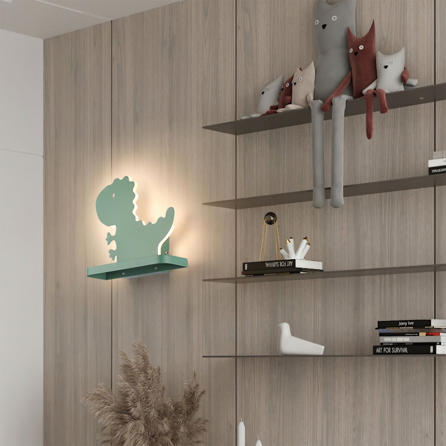 TRICERATOPS ILLUMINATED NURSERY SCONCE