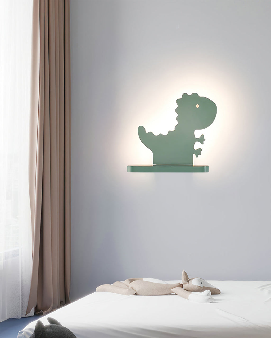 TRICERATOPS ILLUMINATED NURSERY SCONCE
