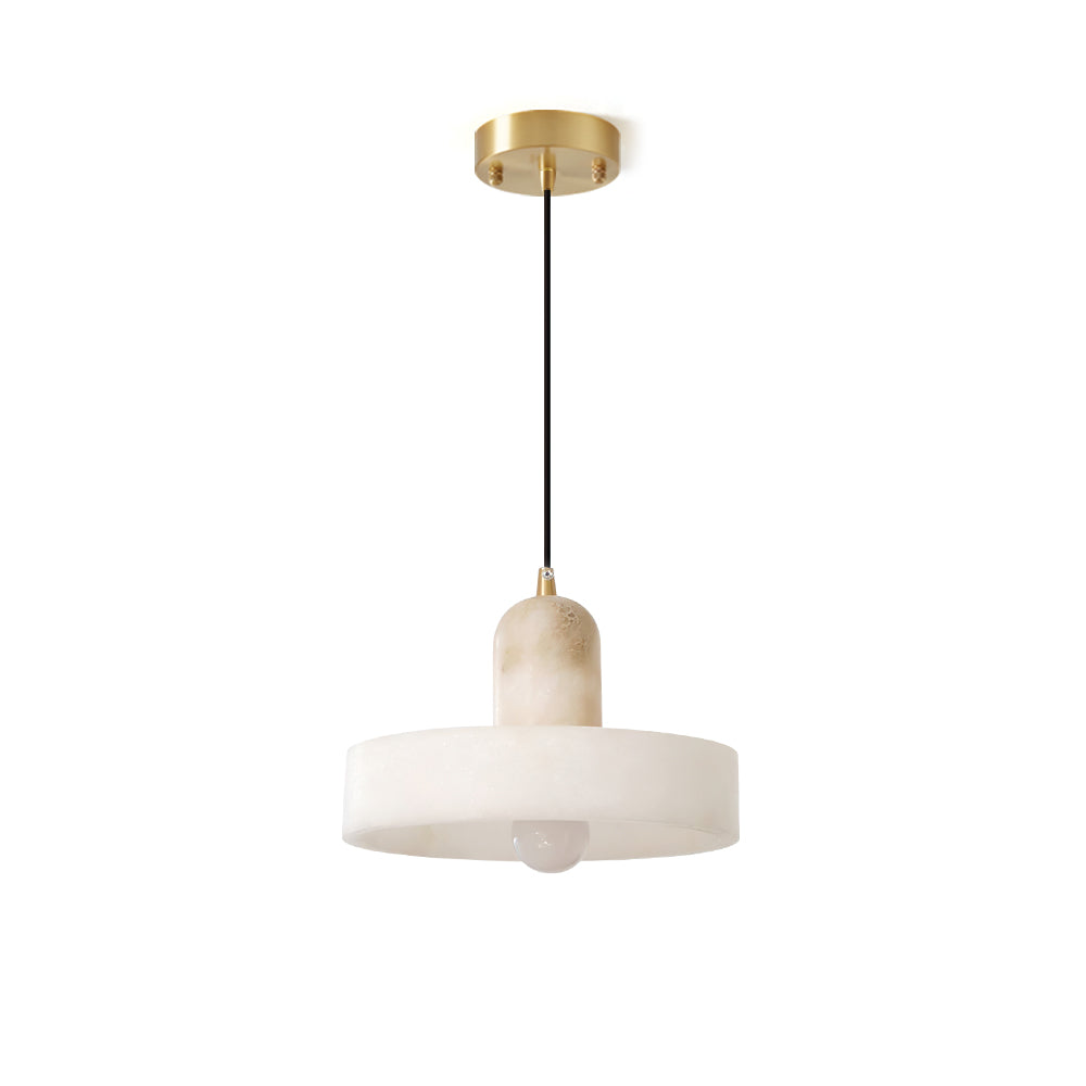 CARLISLE ALABASTER DISC HANGING LANTERN