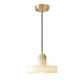 CARLISLE ALABASTER DISC HANGING LANTERN
