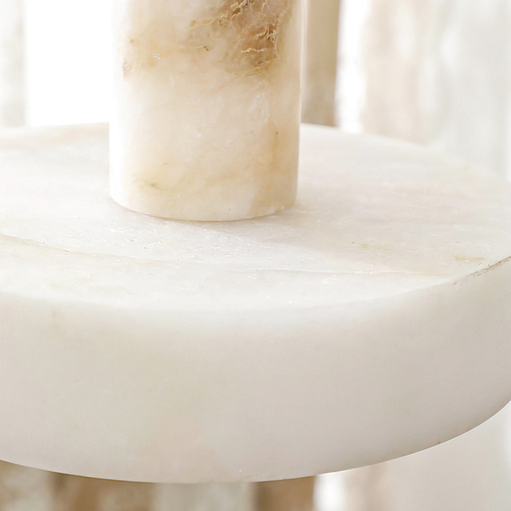CARLISLE ALABASTER DISC HANGING LANTERN