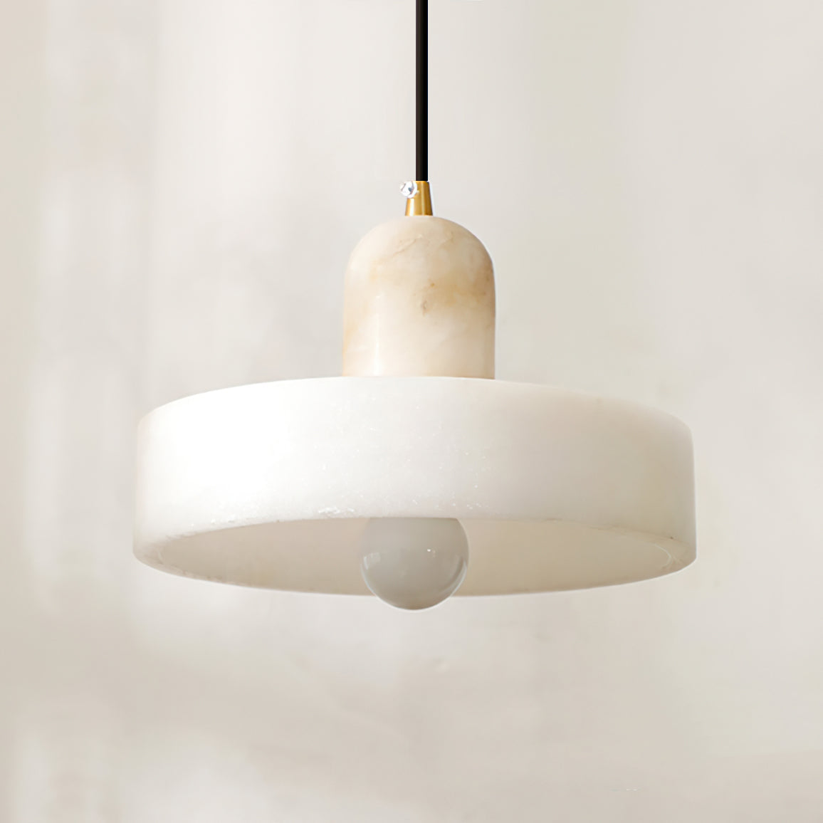 CARLISLE ALABASTER DISC HANGING LANTERN