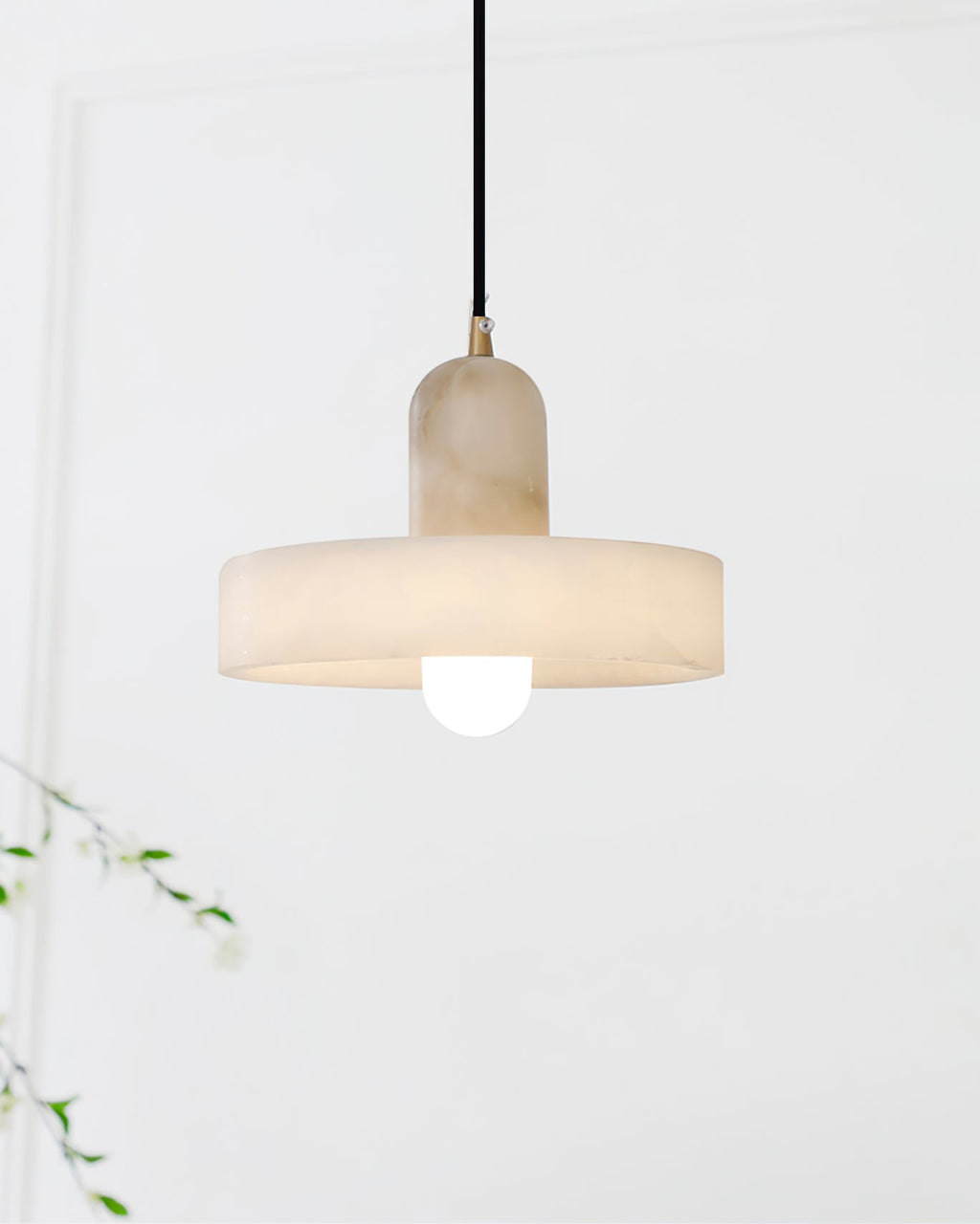 CARLISLE ALABASTER DISC HANGING LANTERN
