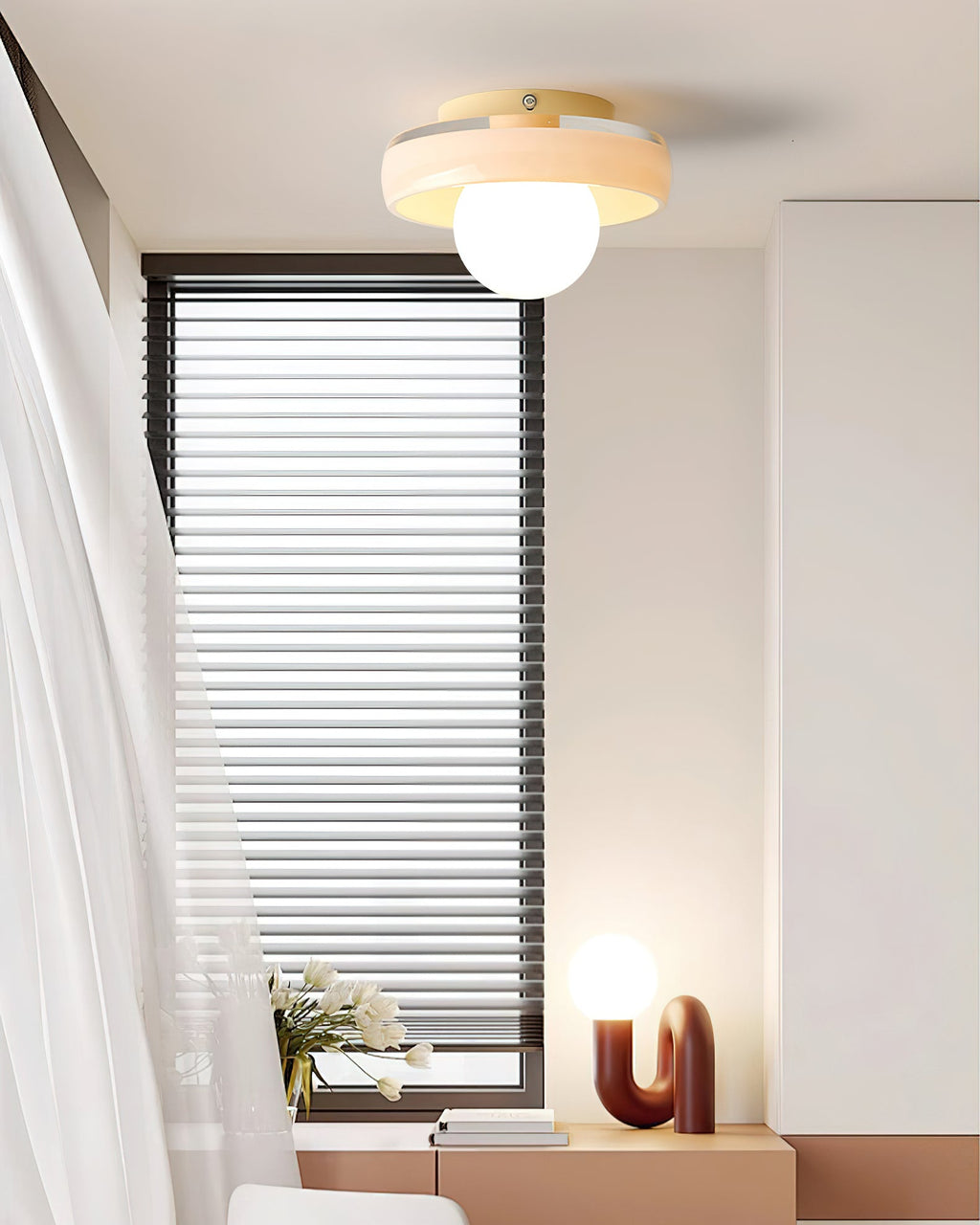 WINTHORPE LUMINOUS DISC CEILING FIXTURE