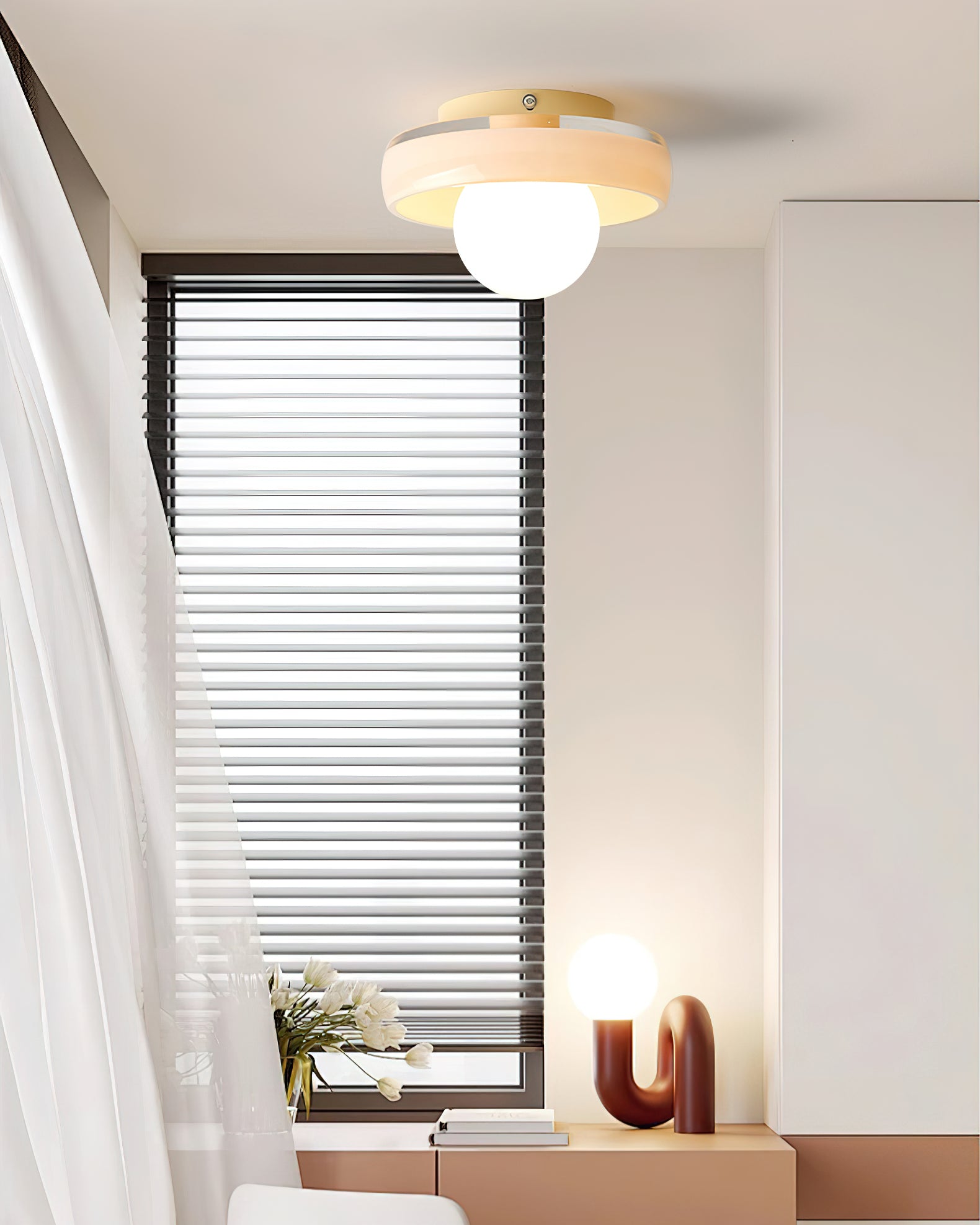 WINTHORPE LUMINOUS DISC CEILING FIXTURE