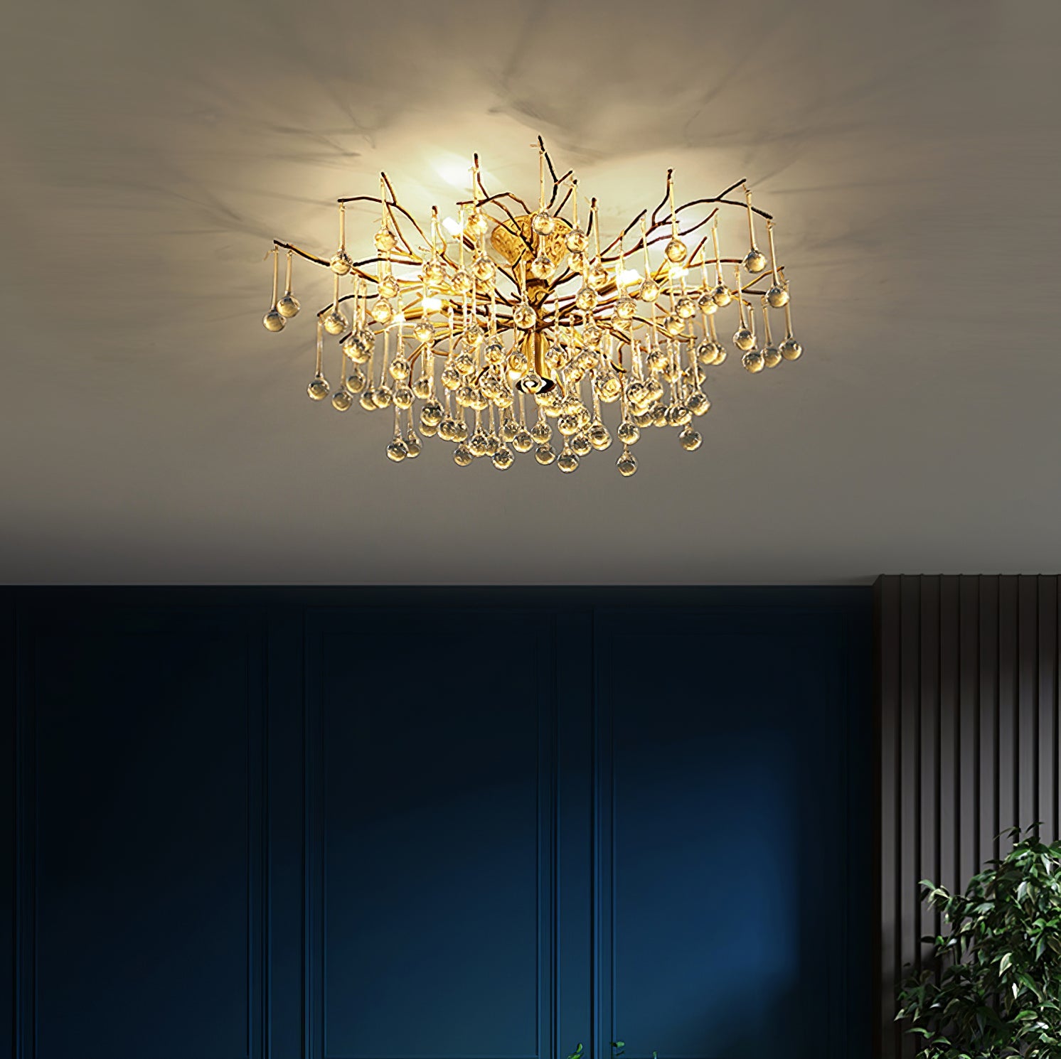 CARLETON STARRY DOME CEILING LIGHT