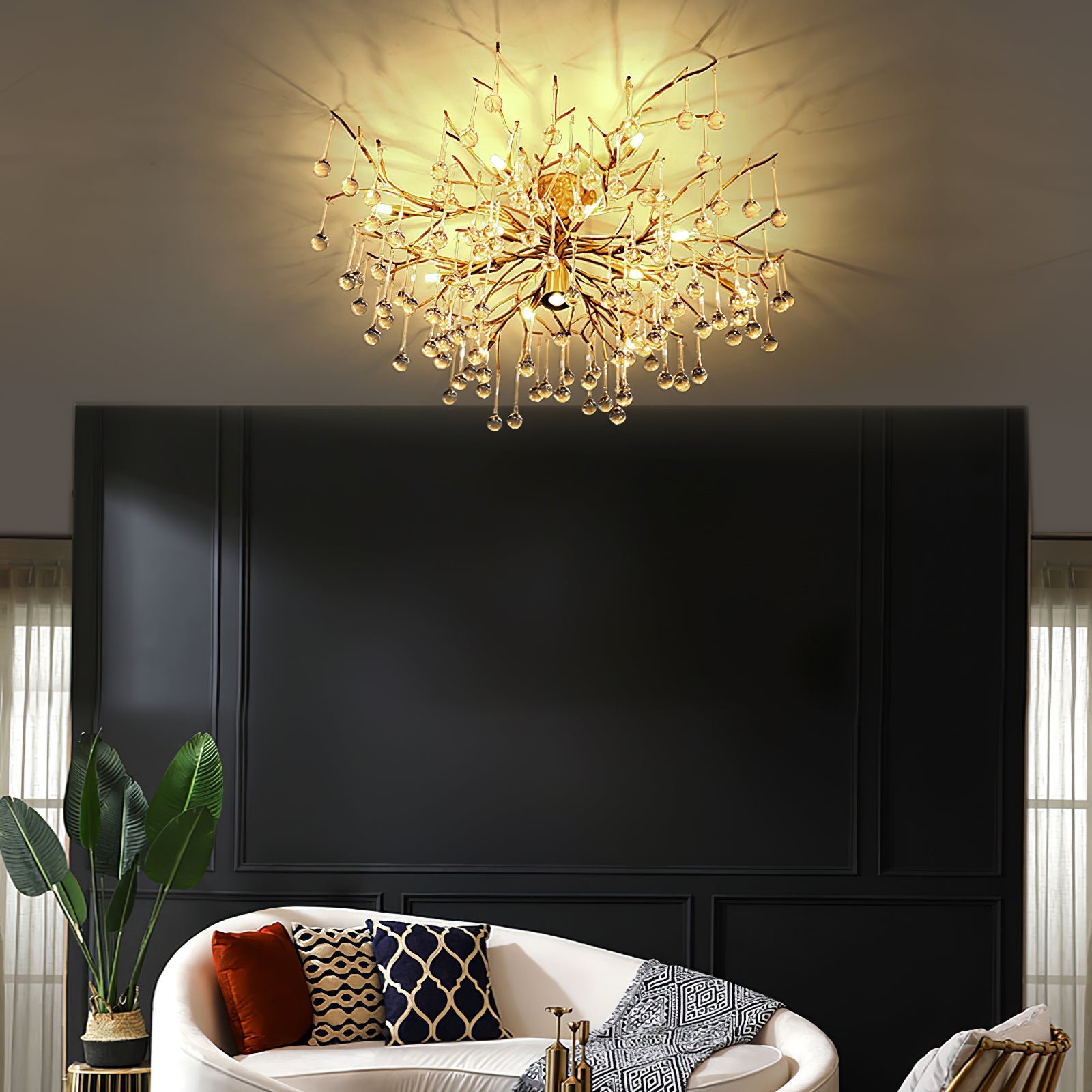 CARLETON STARRY DOME CEILING LIGHT