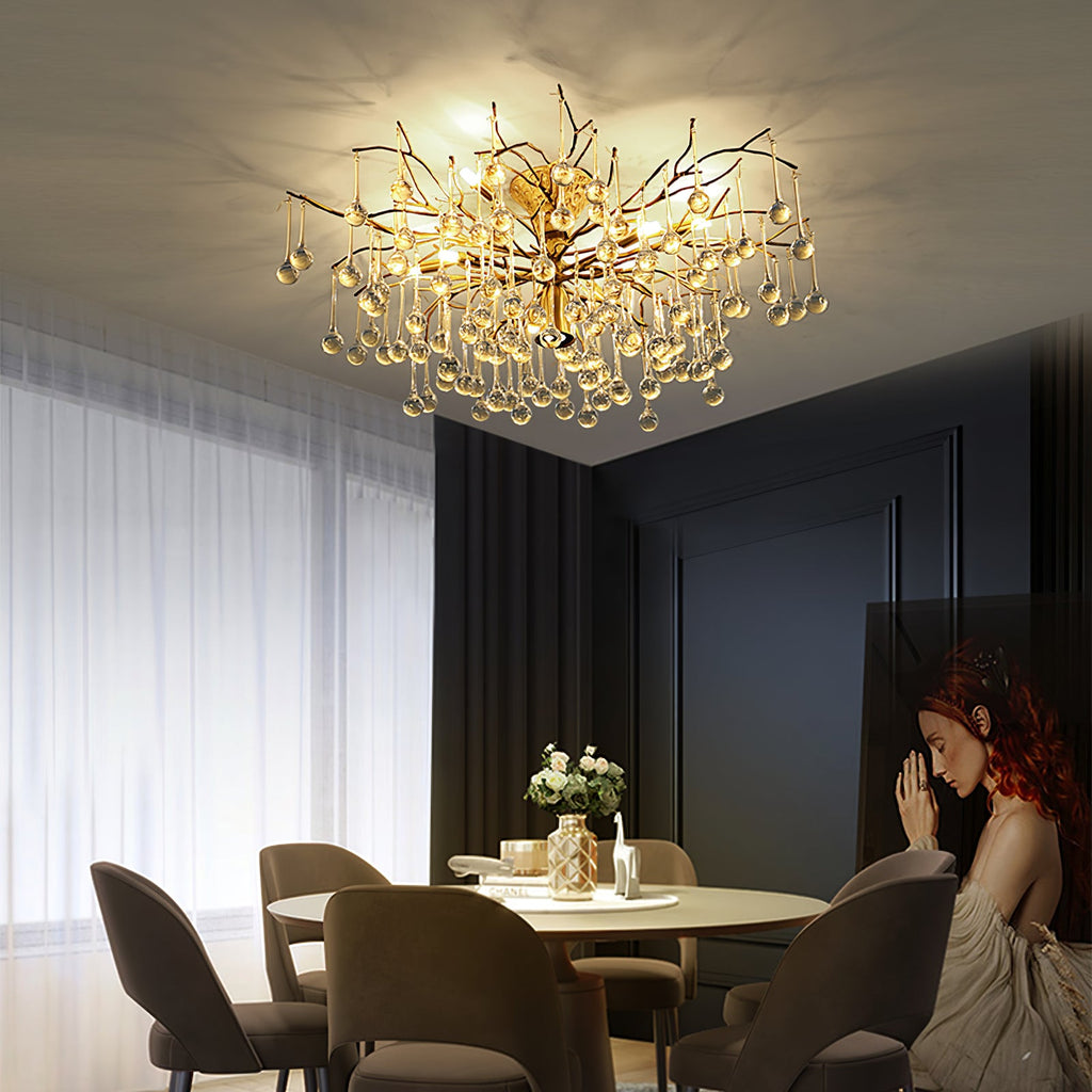 CARLETON STARRY DOME CEILING LIGHT