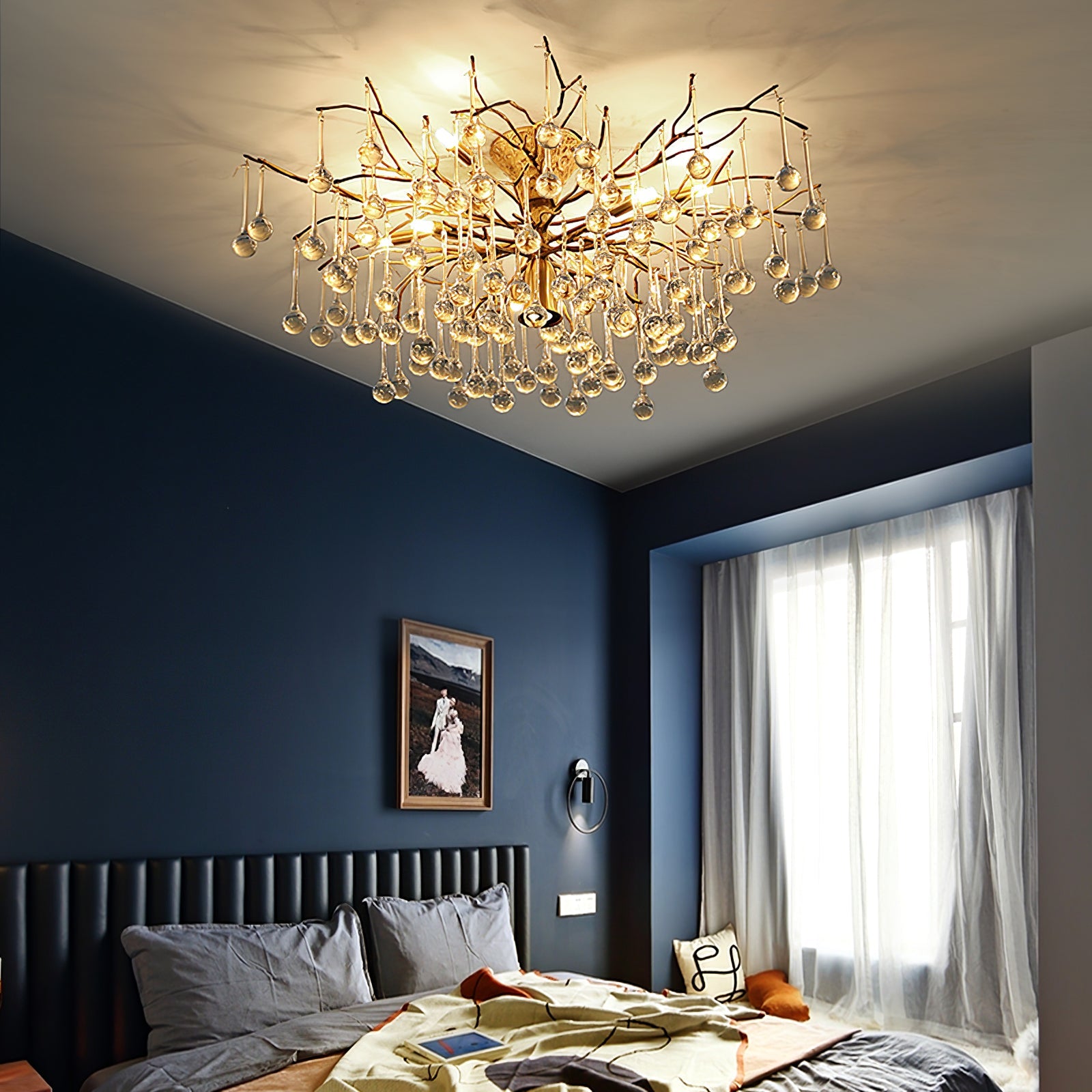 CARLETON STARRY DOME CEILING LIGHT