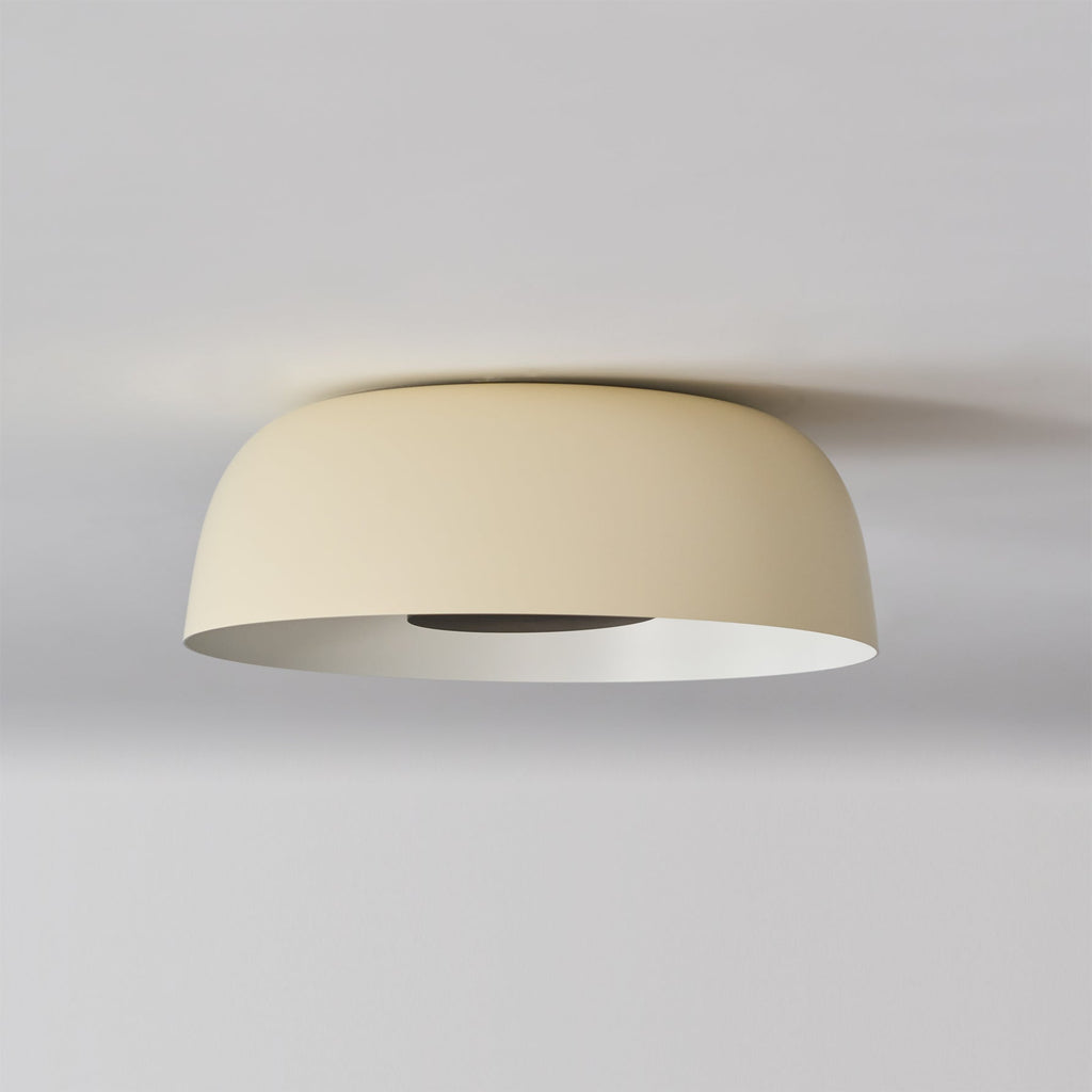 HALSTEAD DRUM-SHAPED WOODEN CEILING LUMINAIRE