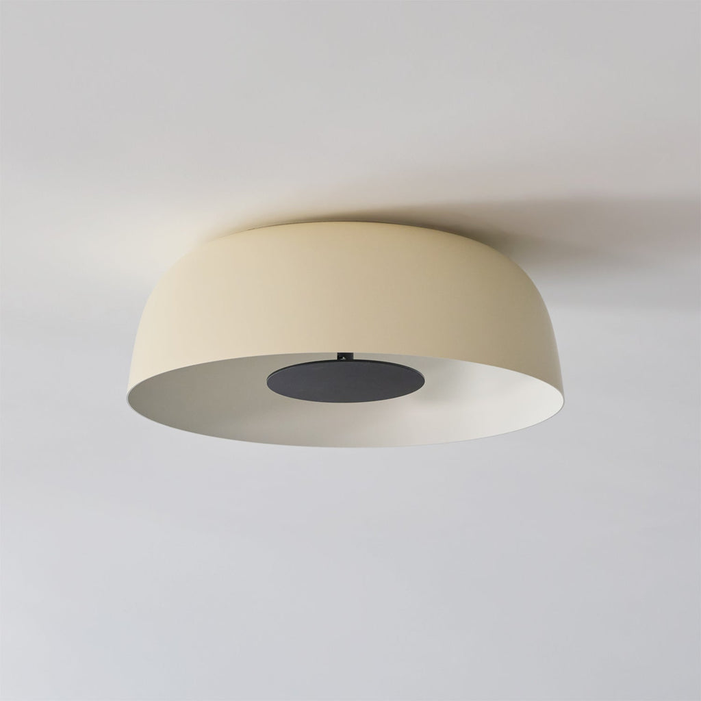 HALSTEAD DRUM-SHAPED WOODEN CEILING LUMINAIRE