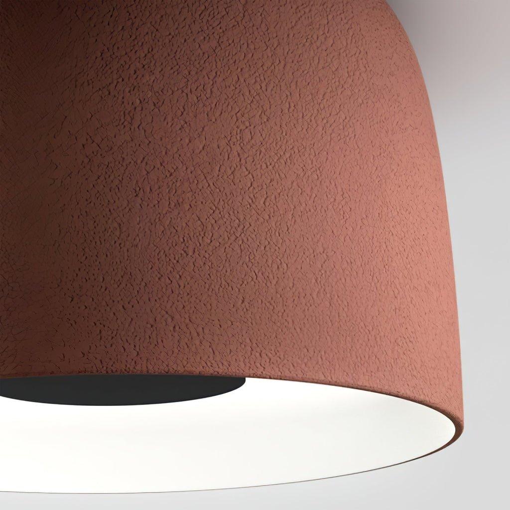 HALSTEAD DRUM-SHAPED WOODEN CEILING LUMINAIRE