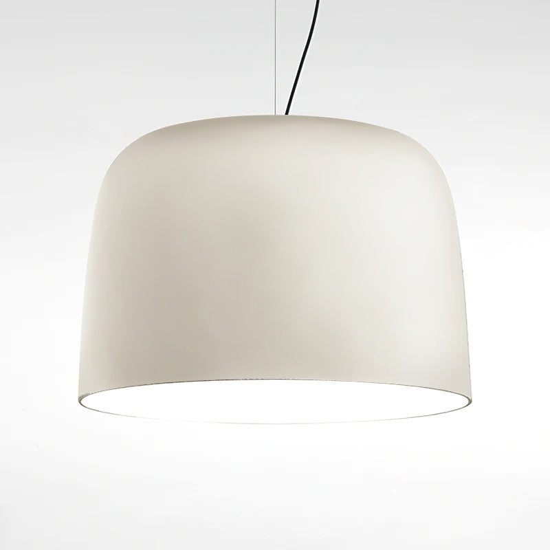 CARVER WOODEN DRUM HANGING LANTERN
