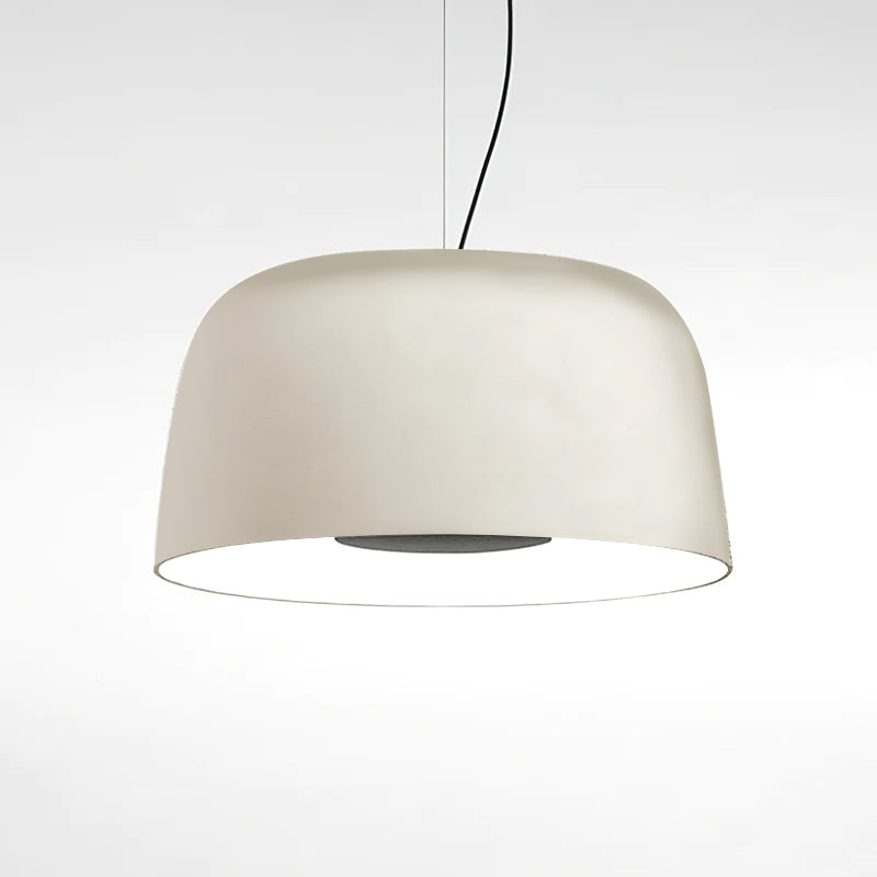 CARVER WOODEN DRUM HANGING LANTERN