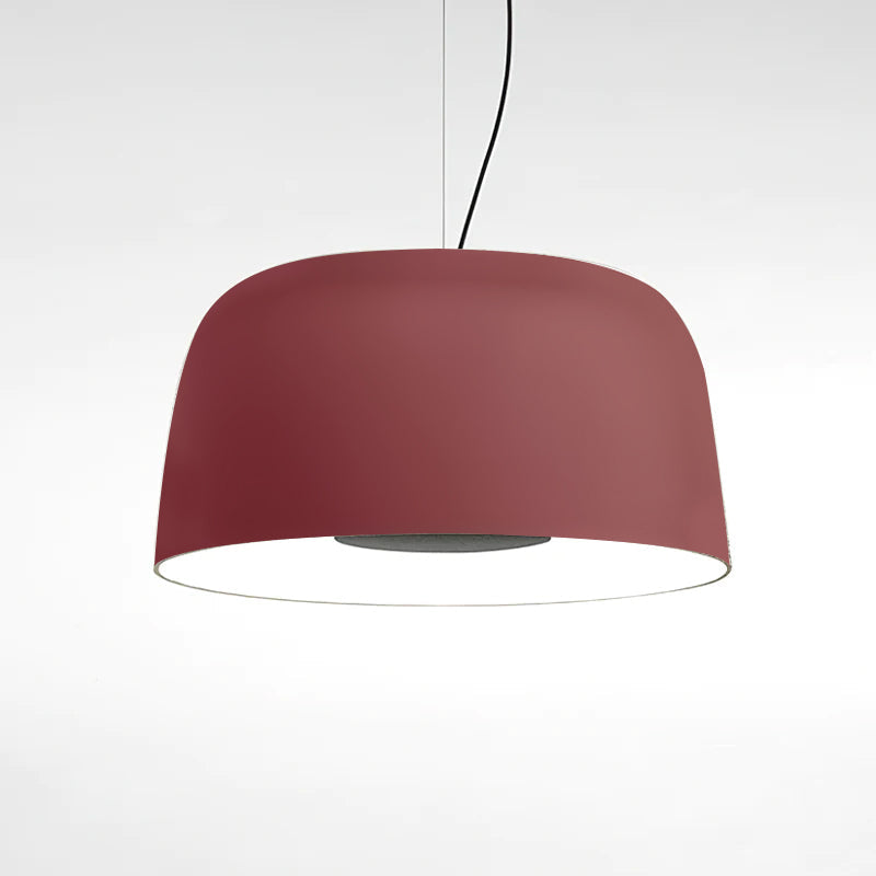 CARVER WOODEN DRUM HANGING LANTERN