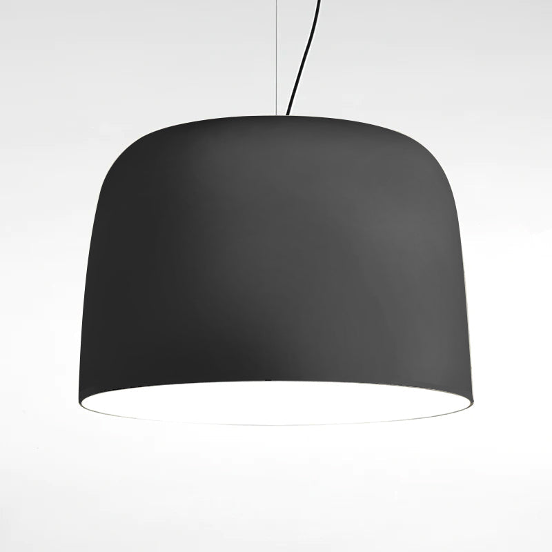 CARVER WOODEN DRUM HANGING LANTERN