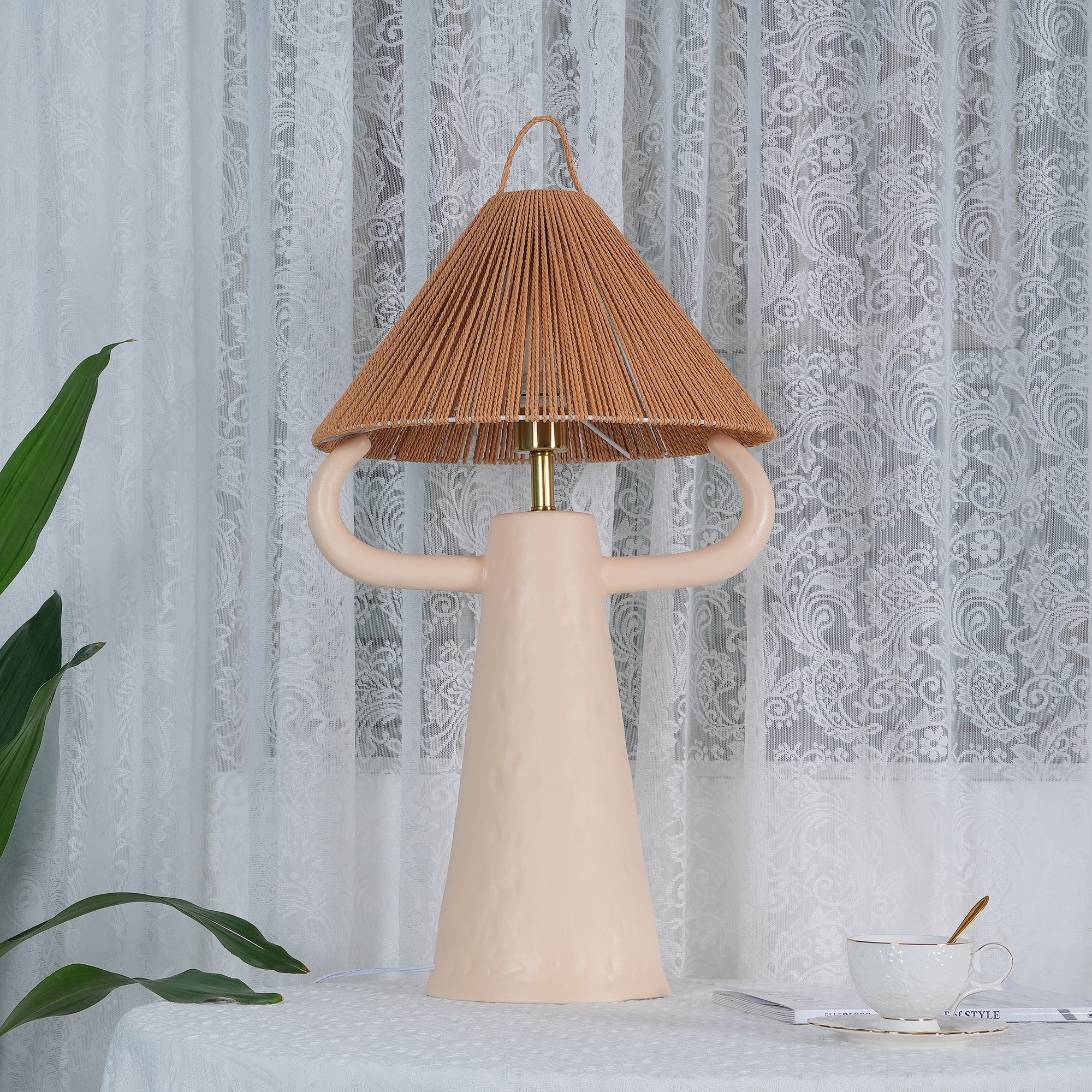 FENWICK ANTLERED CERAMIC ILLUMINATOR