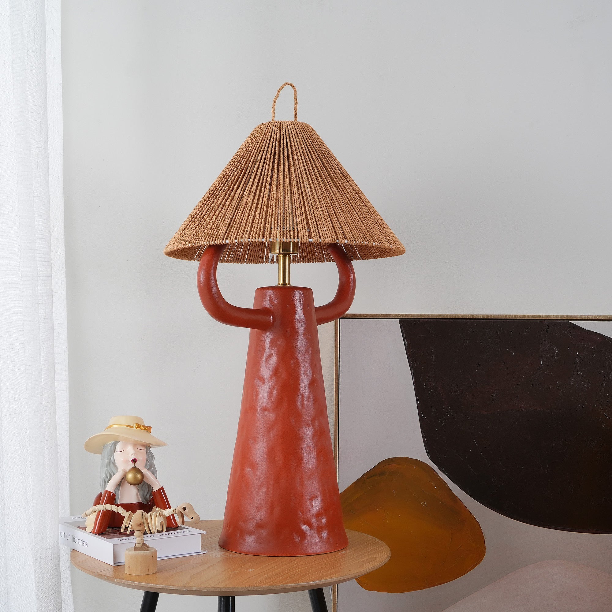 FENWICK ANTLERED CERAMIC ILLUMINATOR