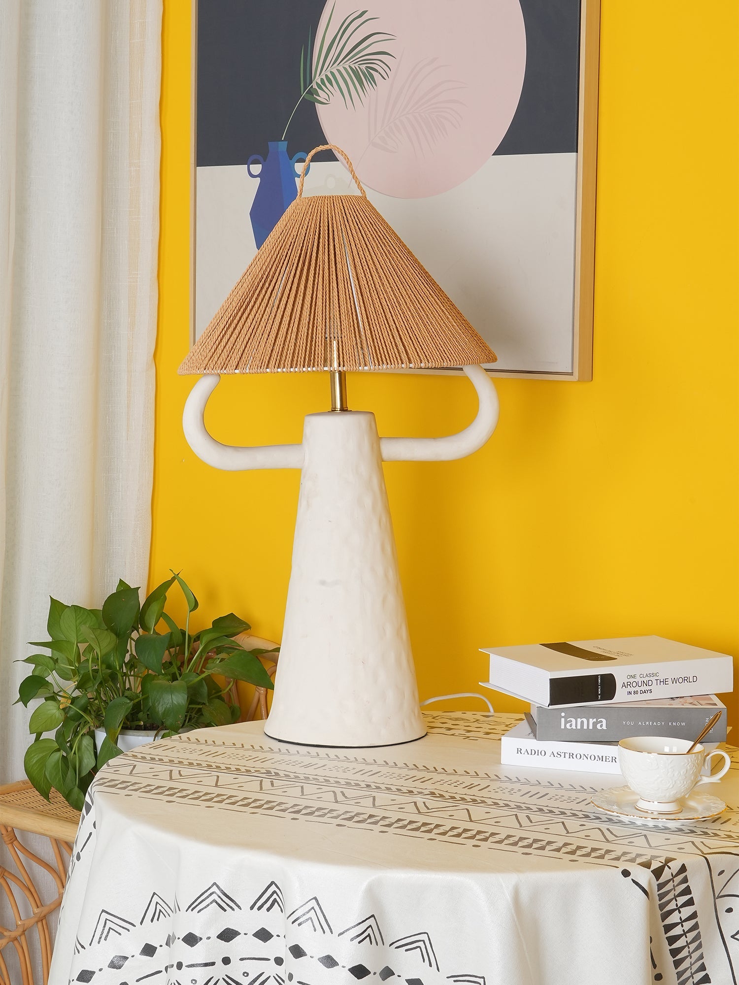 FENWICK ANTLERED CERAMIC ILLUMINATOR