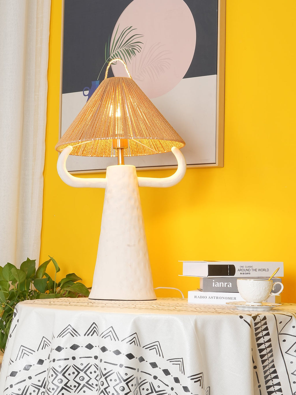 FENWICK ANTLERED CERAMIC ILLUMINATOR