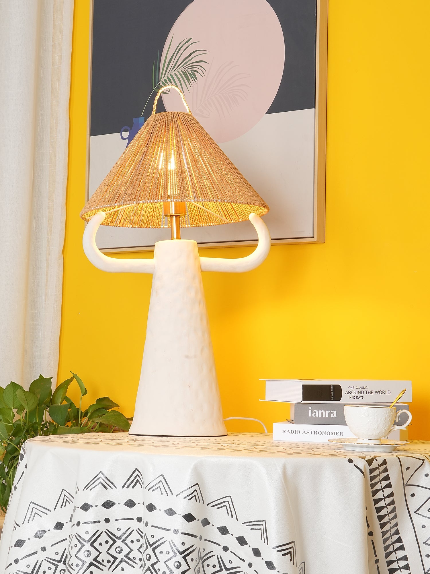 FENWICK ANTLERED CERAMIC ILLUMINATOR