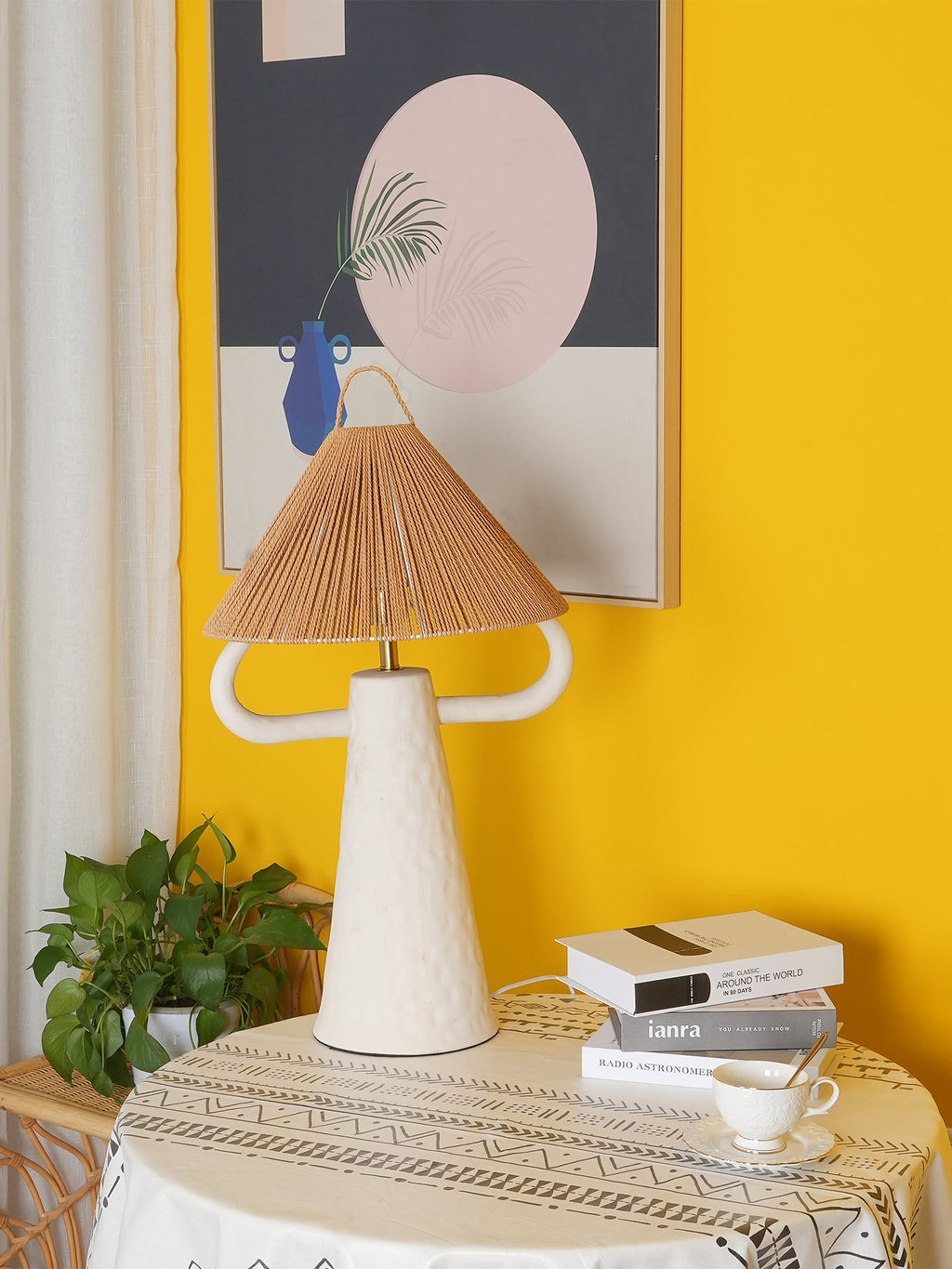 FENWICK ANTLERED CERAMIC ILLUMINATOR