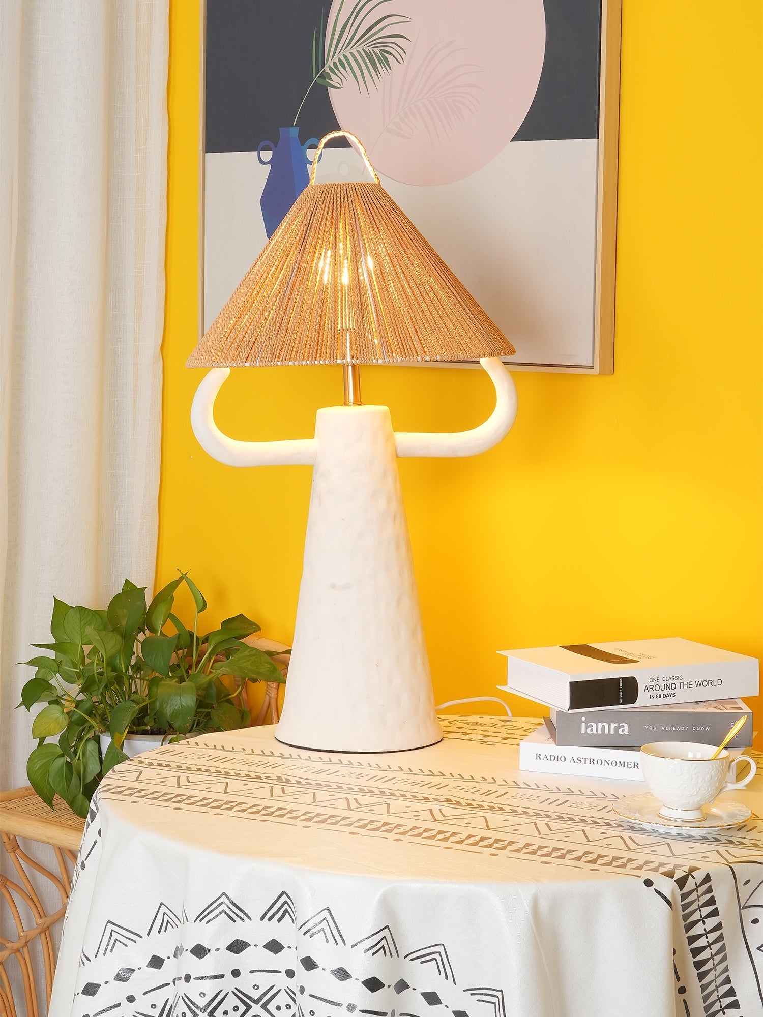 FENWICK ANTLERED CERAMIC ILLUMINATOR